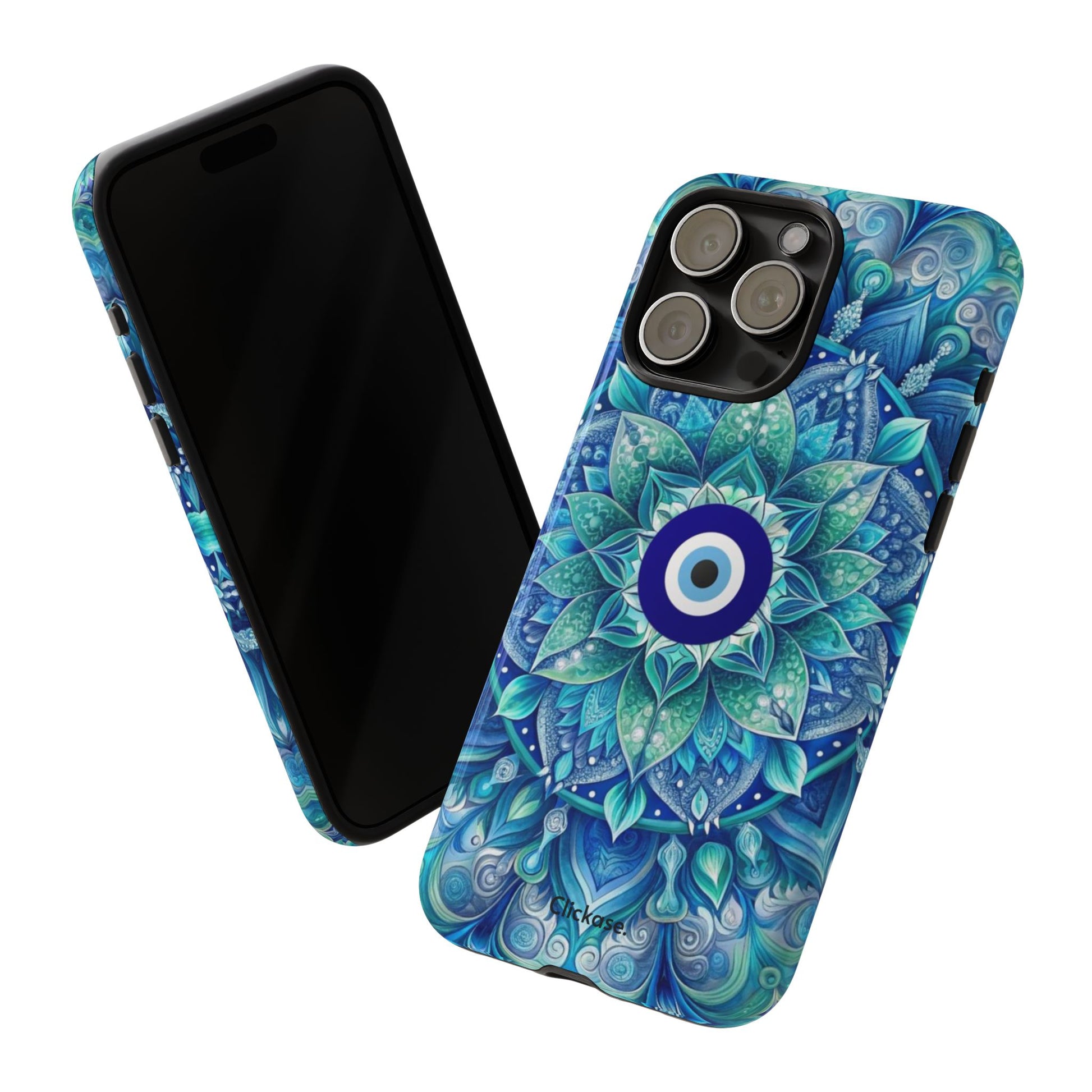 Mandala Design Blue Eye Pattern Tough Phone Case by