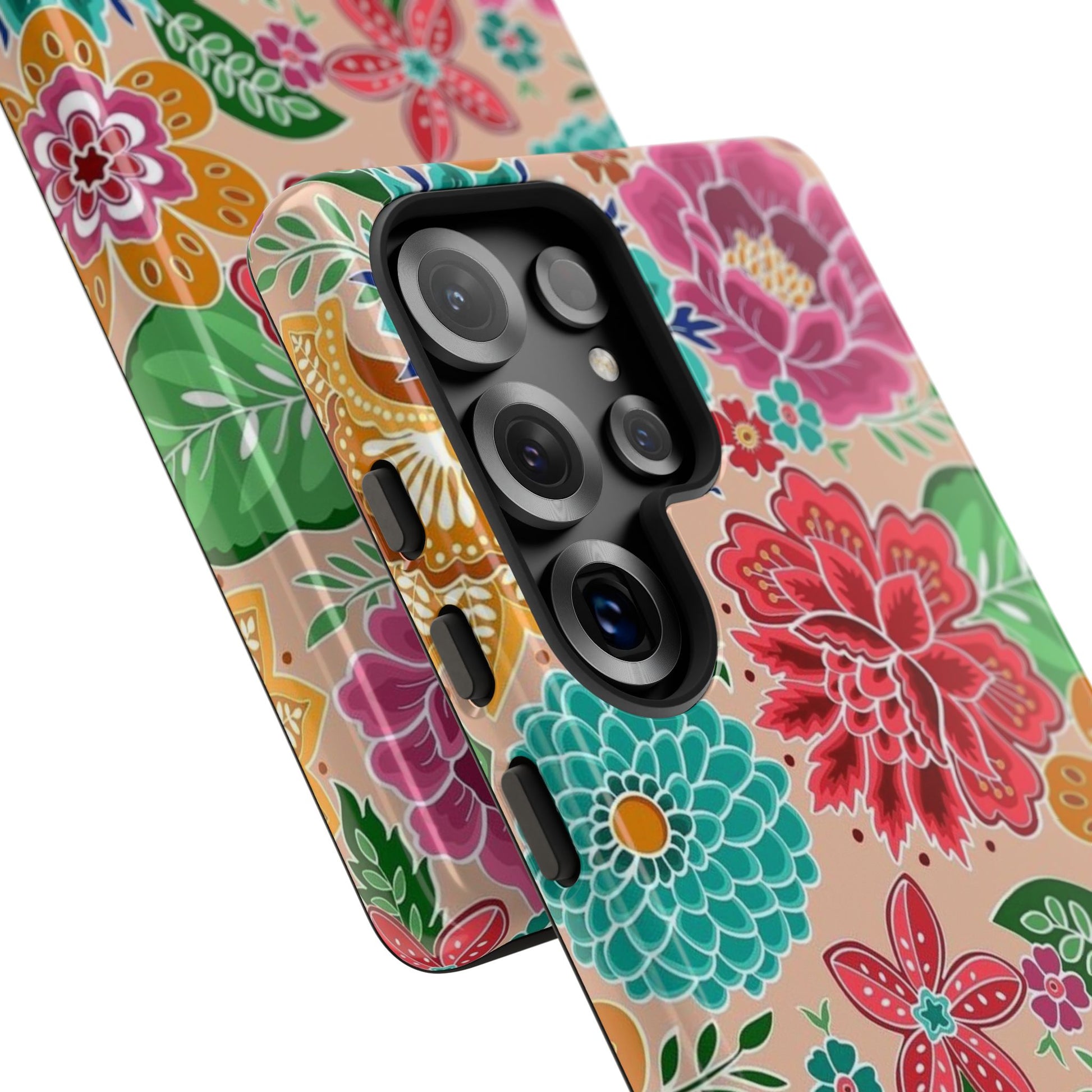 Cute Floral Design Tough Phone Case by
