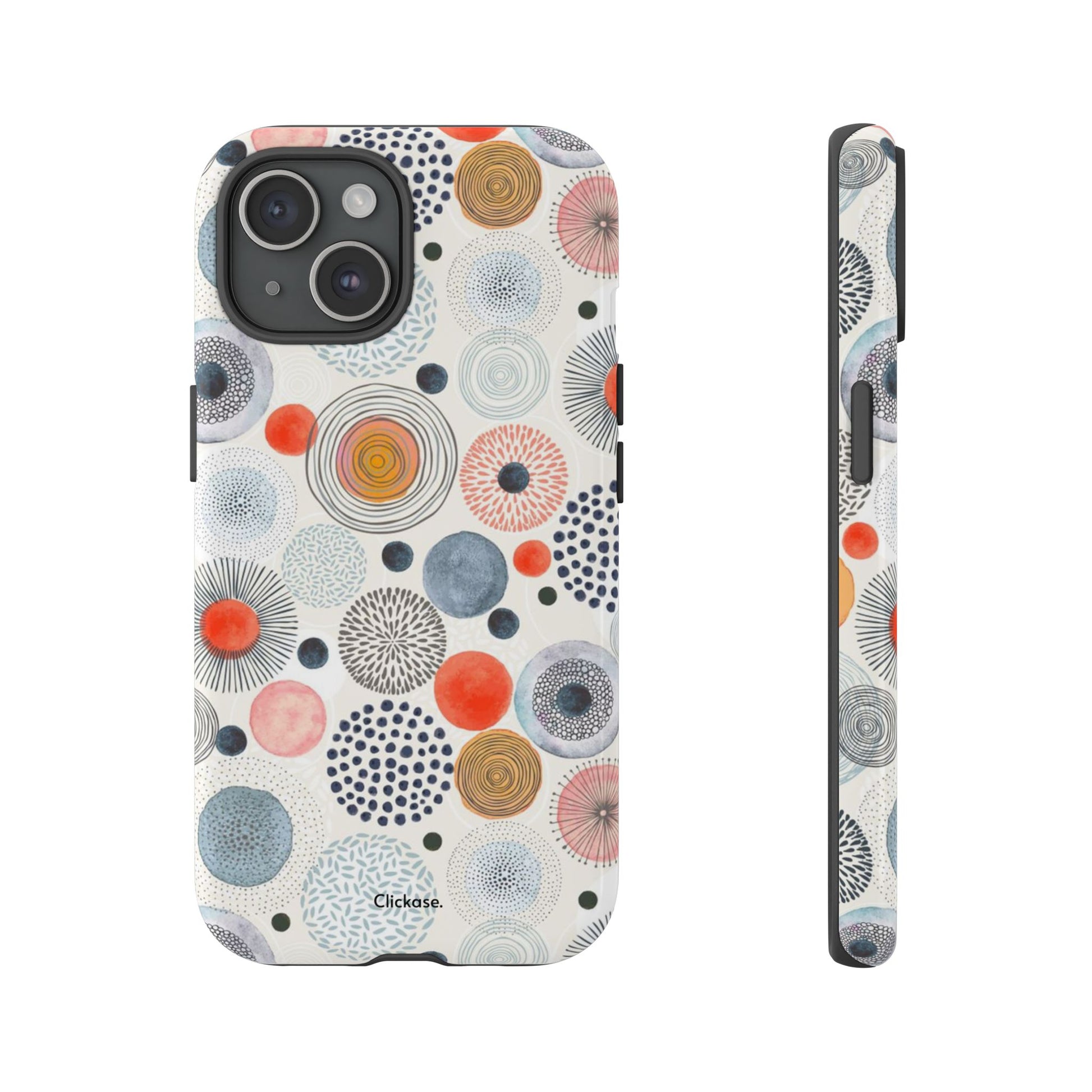 Colorful Abstract Tough Phone Case by
