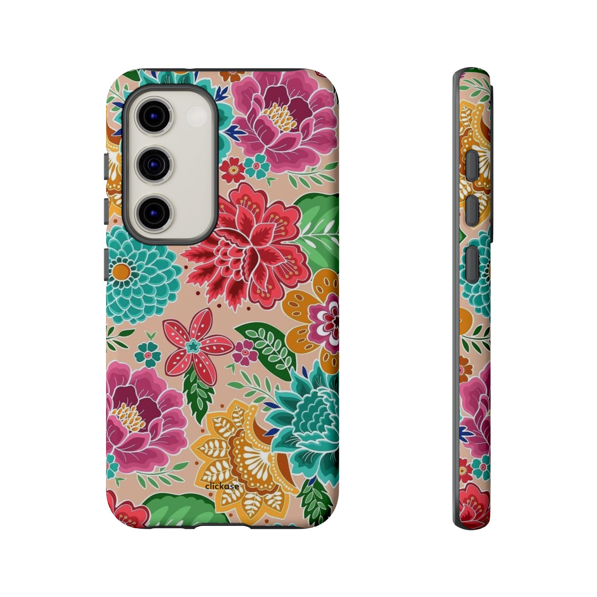 Cute Floral Design Tough Phone Case by