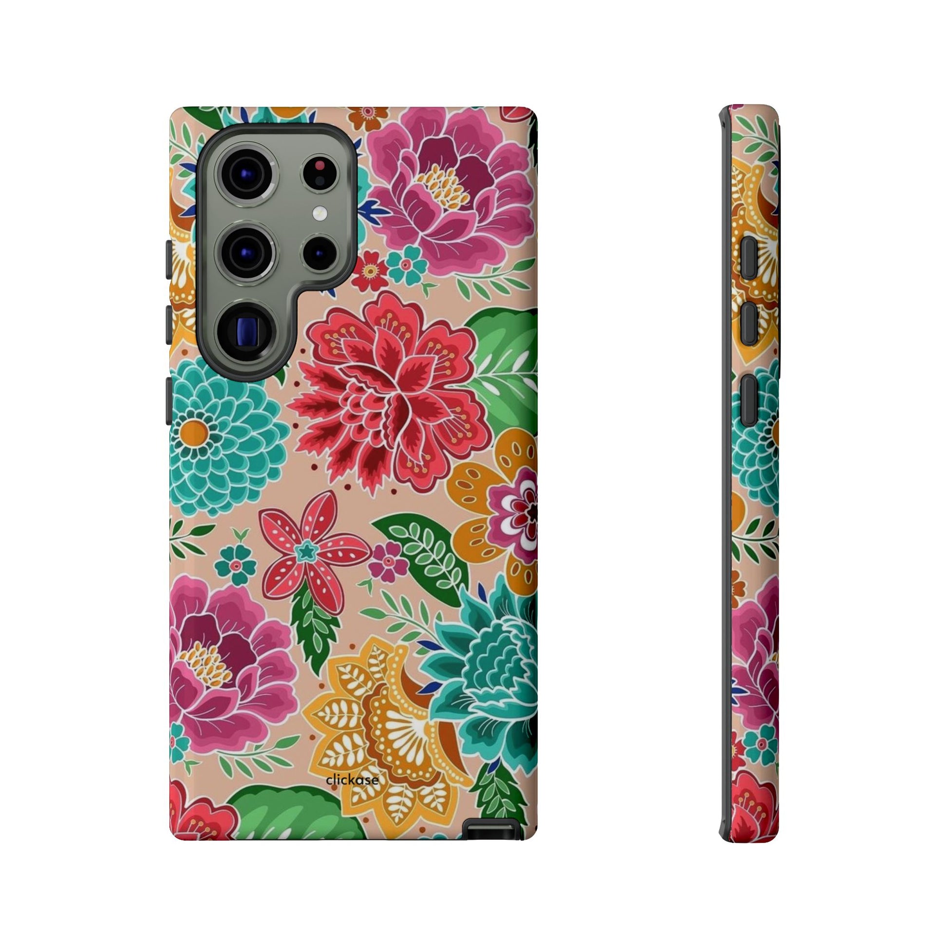 Cute Floral Design Tough Phone Case by