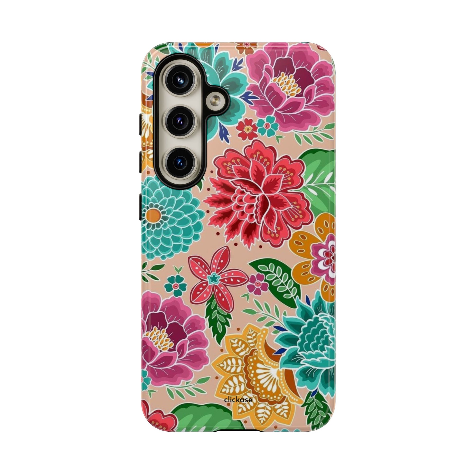 Cute Floral Design Tough Phone Case by