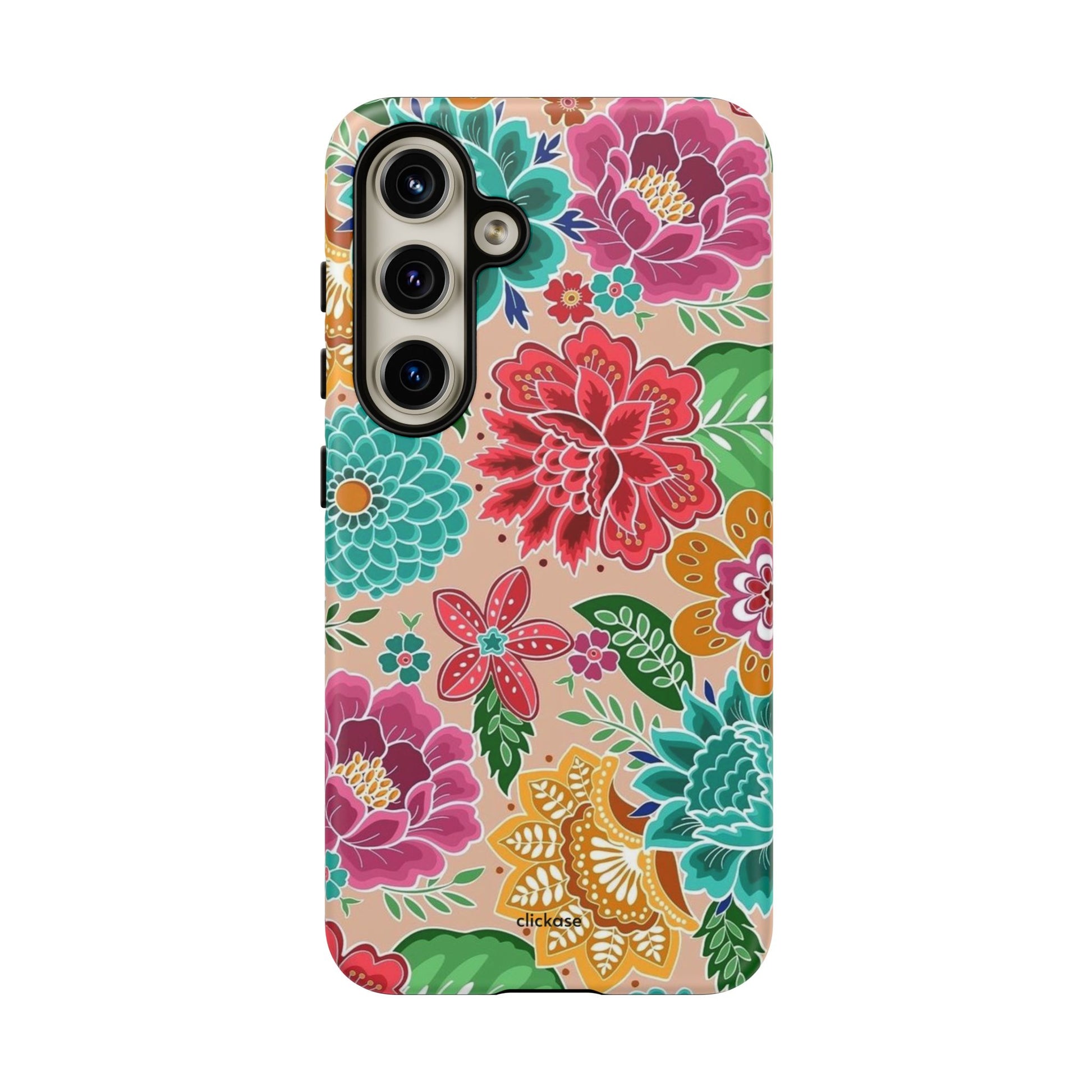 Cute Floral Design Tough Phone Case by