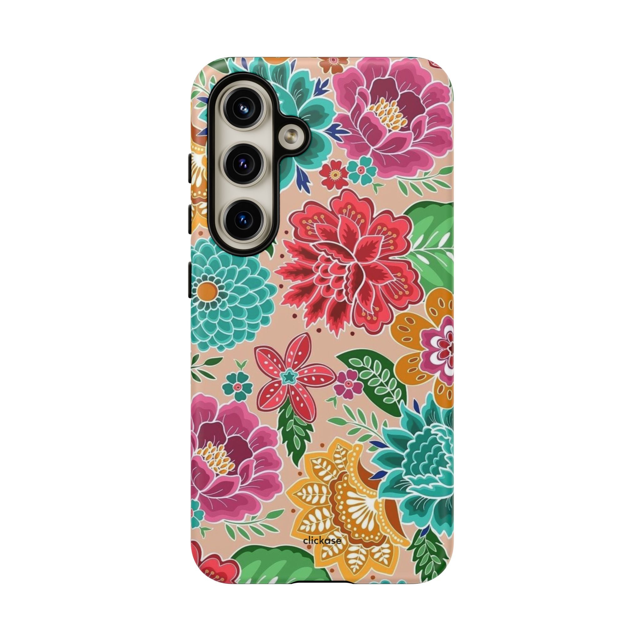 Cute Floral Design Tough Phone Case by