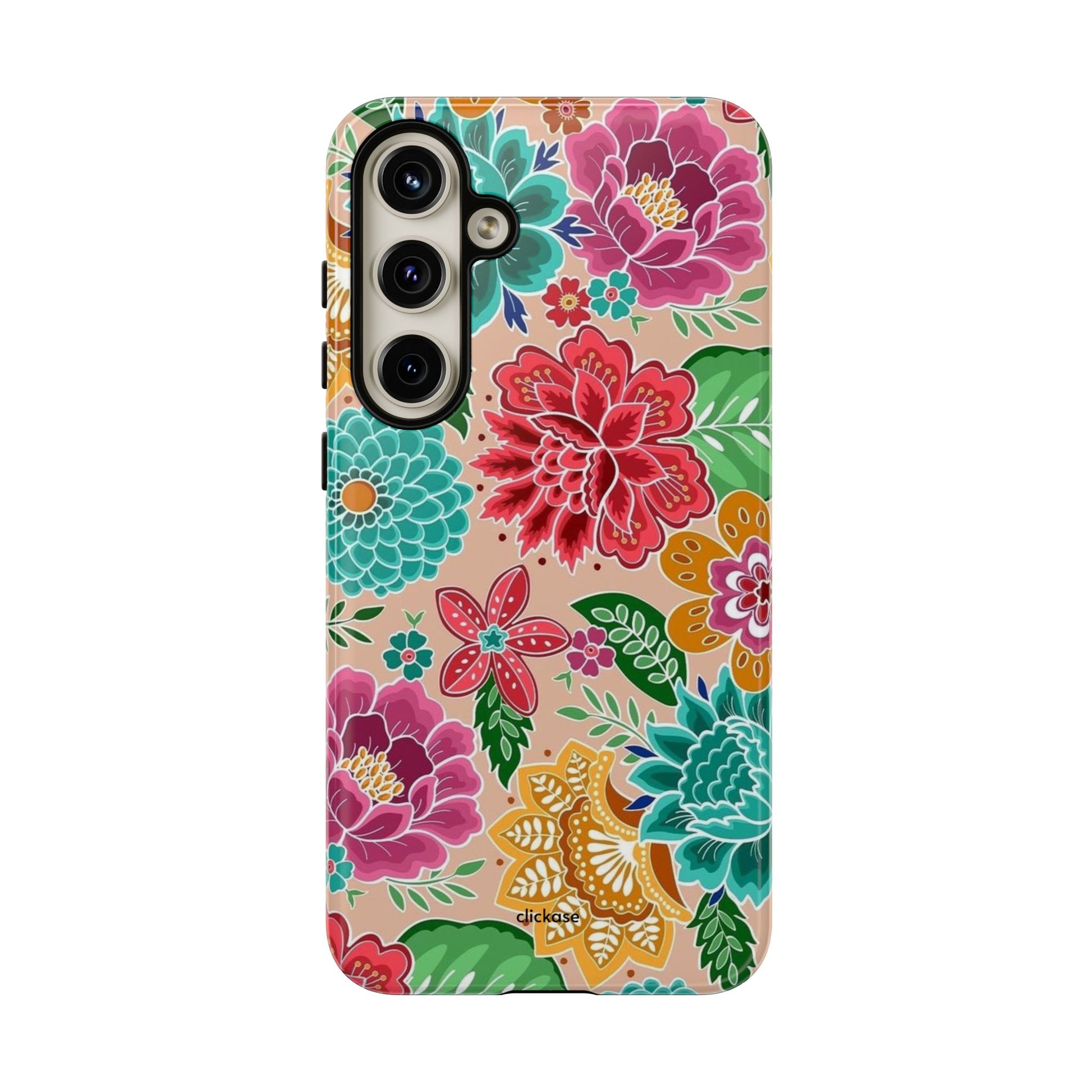 Cute Floral Design Tough Phone Case by
