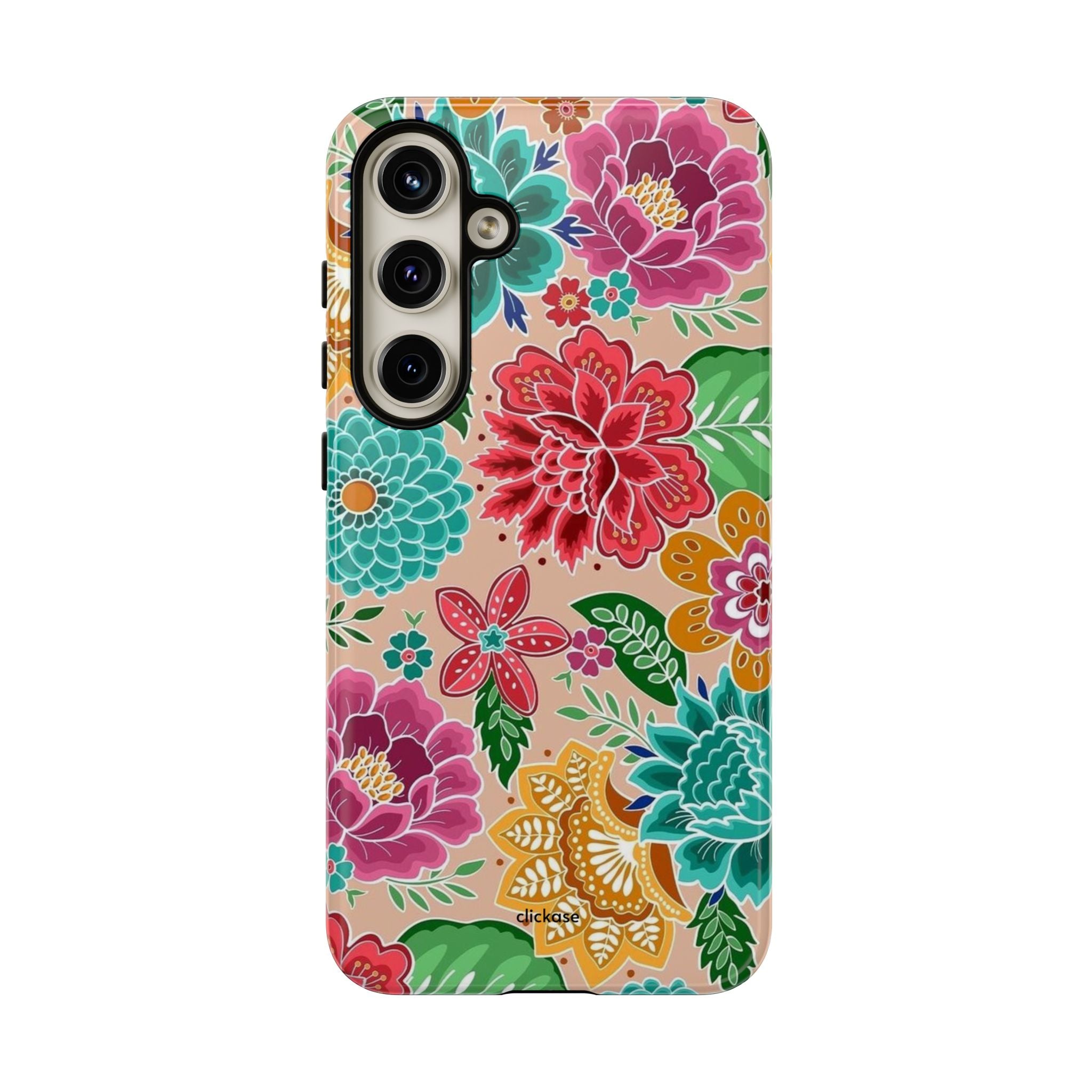 Cute Floral Design Tough Phone Case by