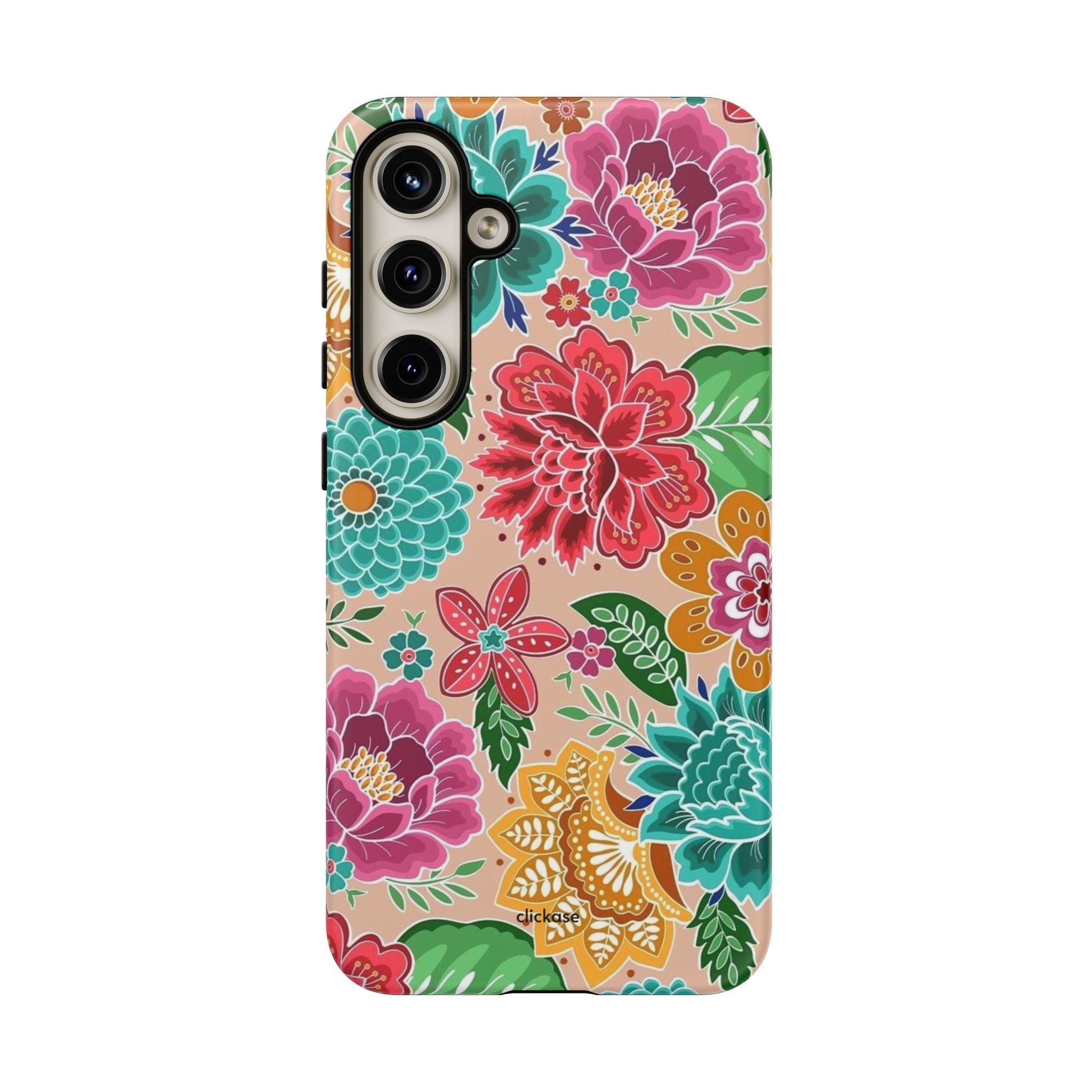 Cute Floral Design Tough Phone Case by