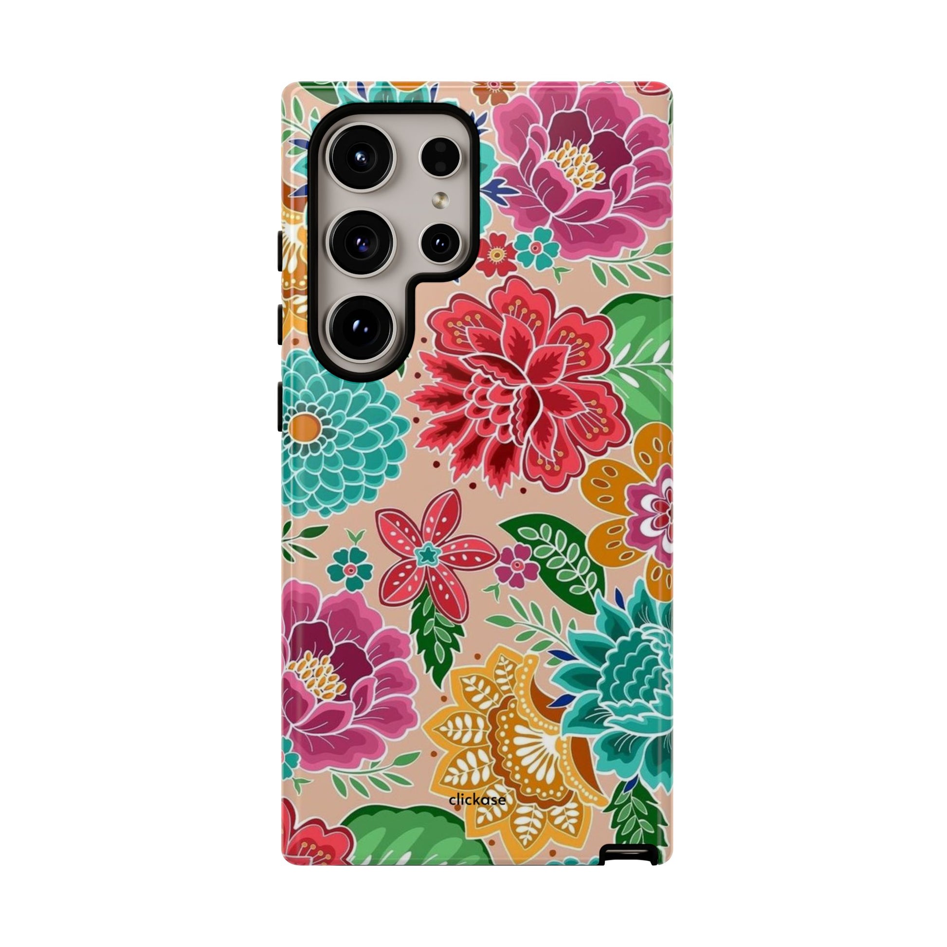 Cute Floral Design Tough Phone Case by