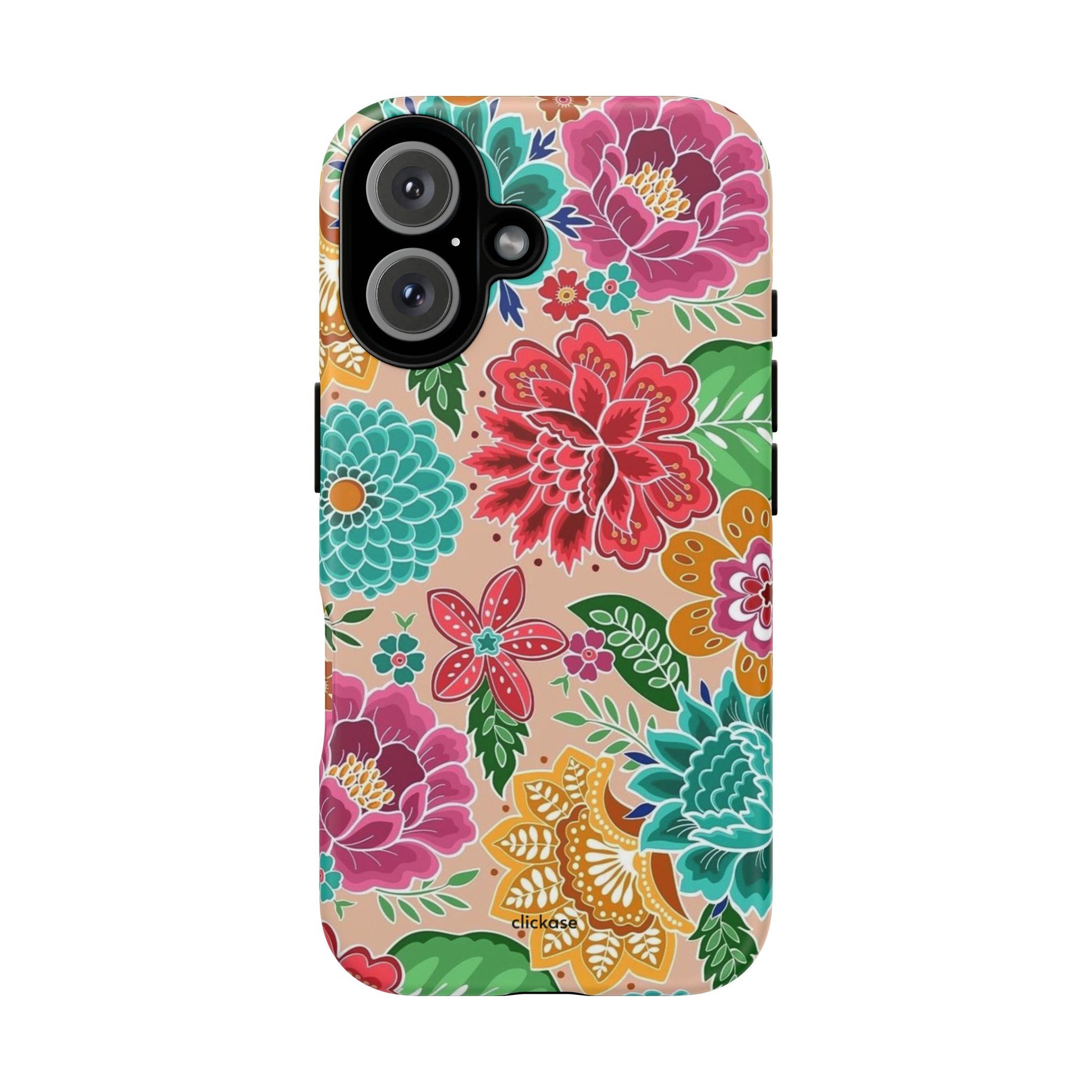 Cute Floral Design Tough Phone Case by