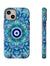 Mandala Design Blue Eye Pattern Tough Phone Case by