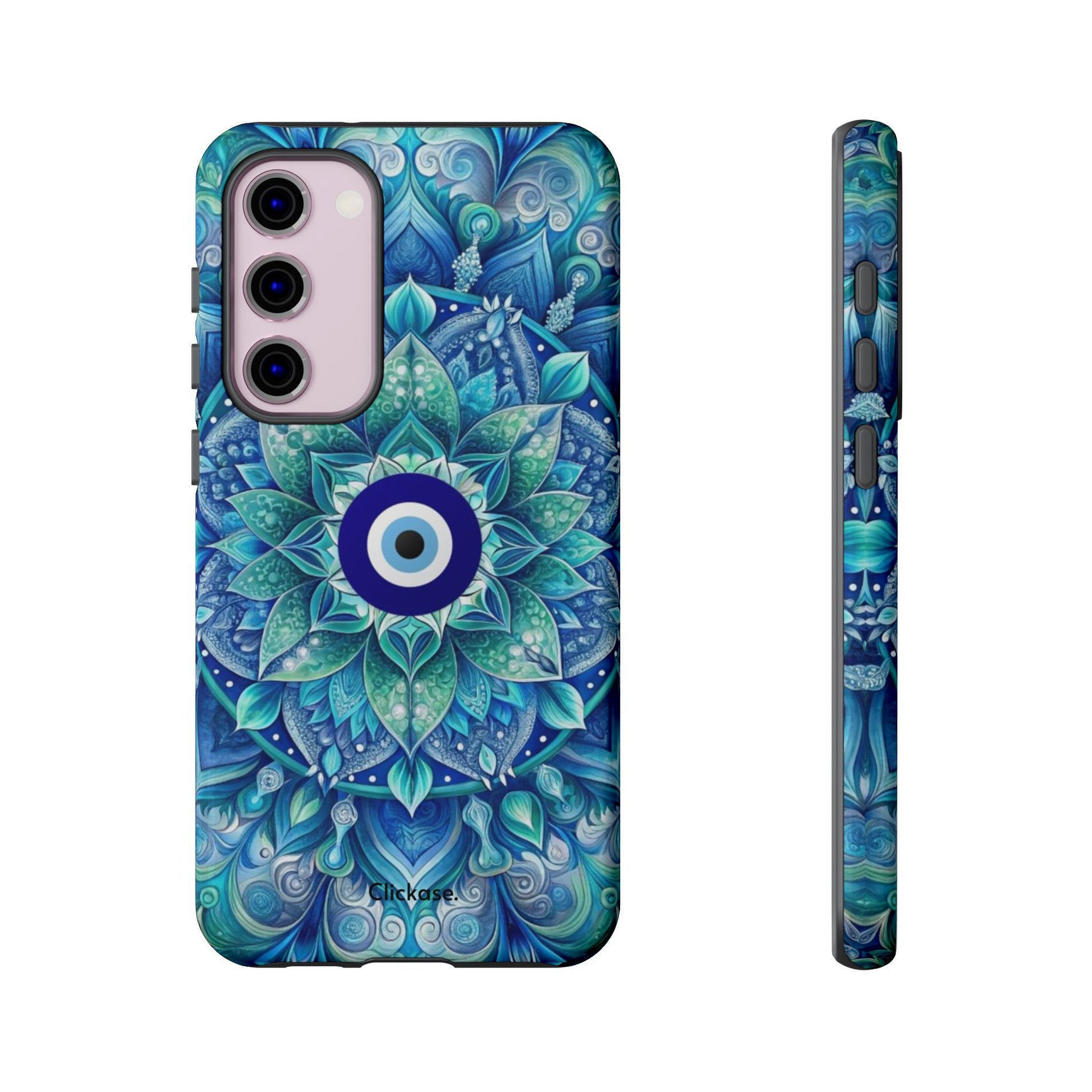 Mandala Design Blue Eye Pattern Tough Phone Case by