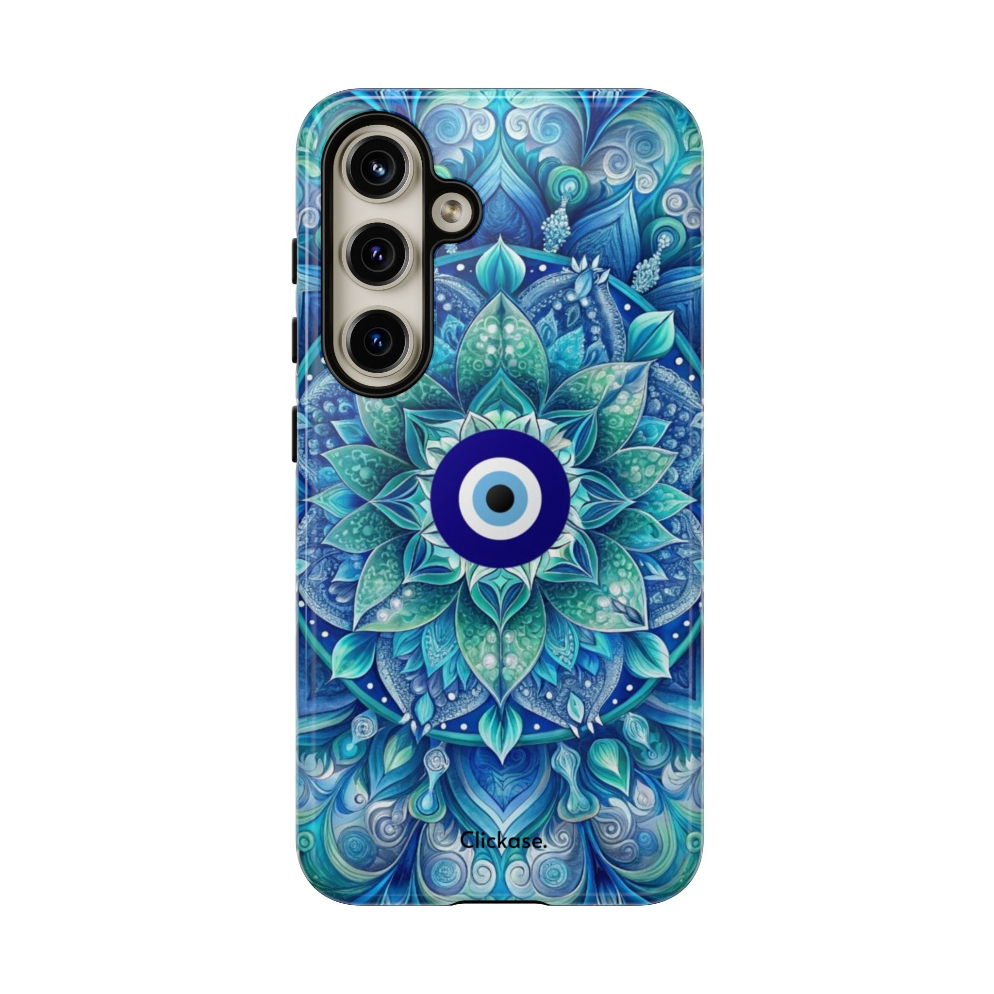 Mandala Design Blue Eye Pattern Tough Phone Case by