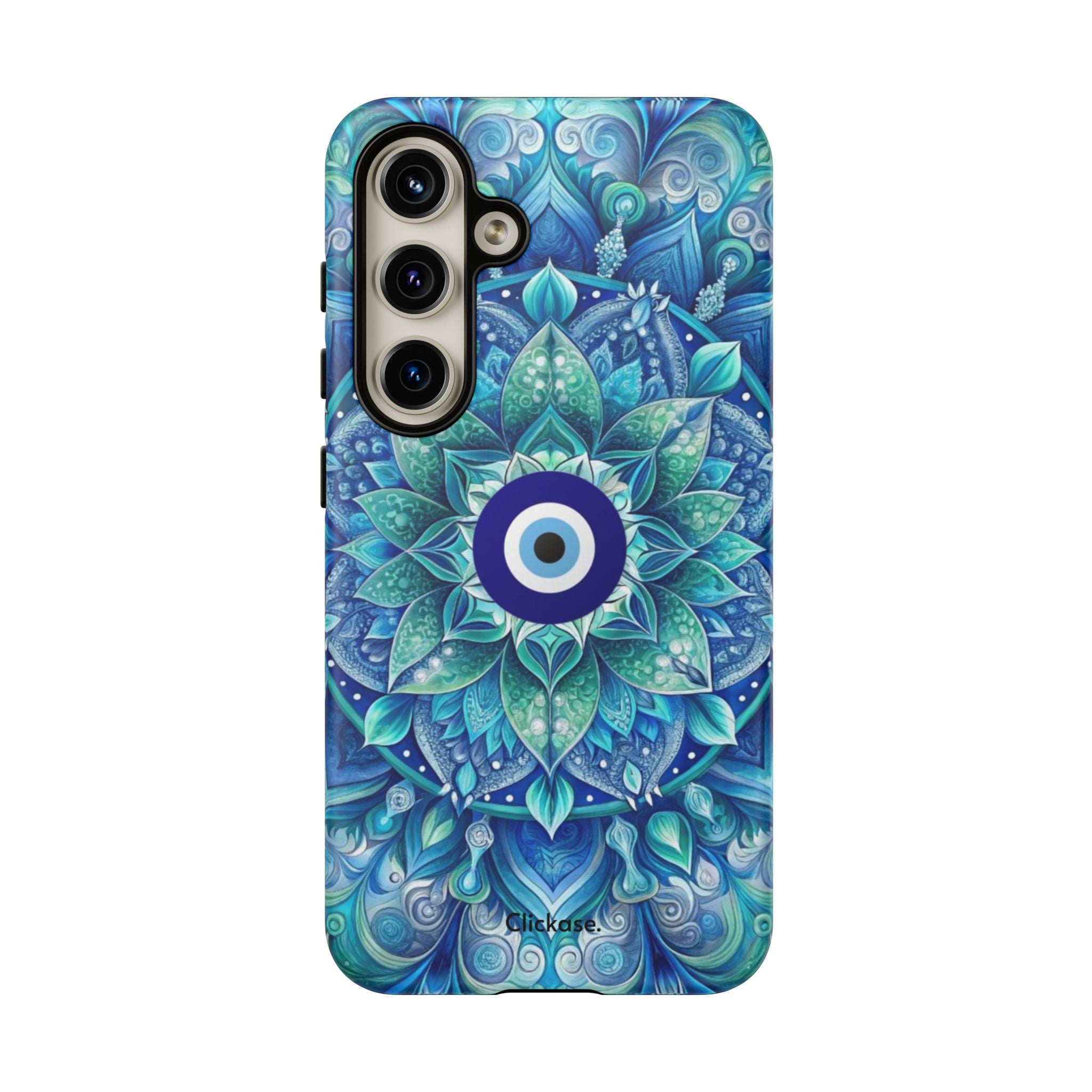 Mandala Design Blue Eye Pattern Tough Phone Case by