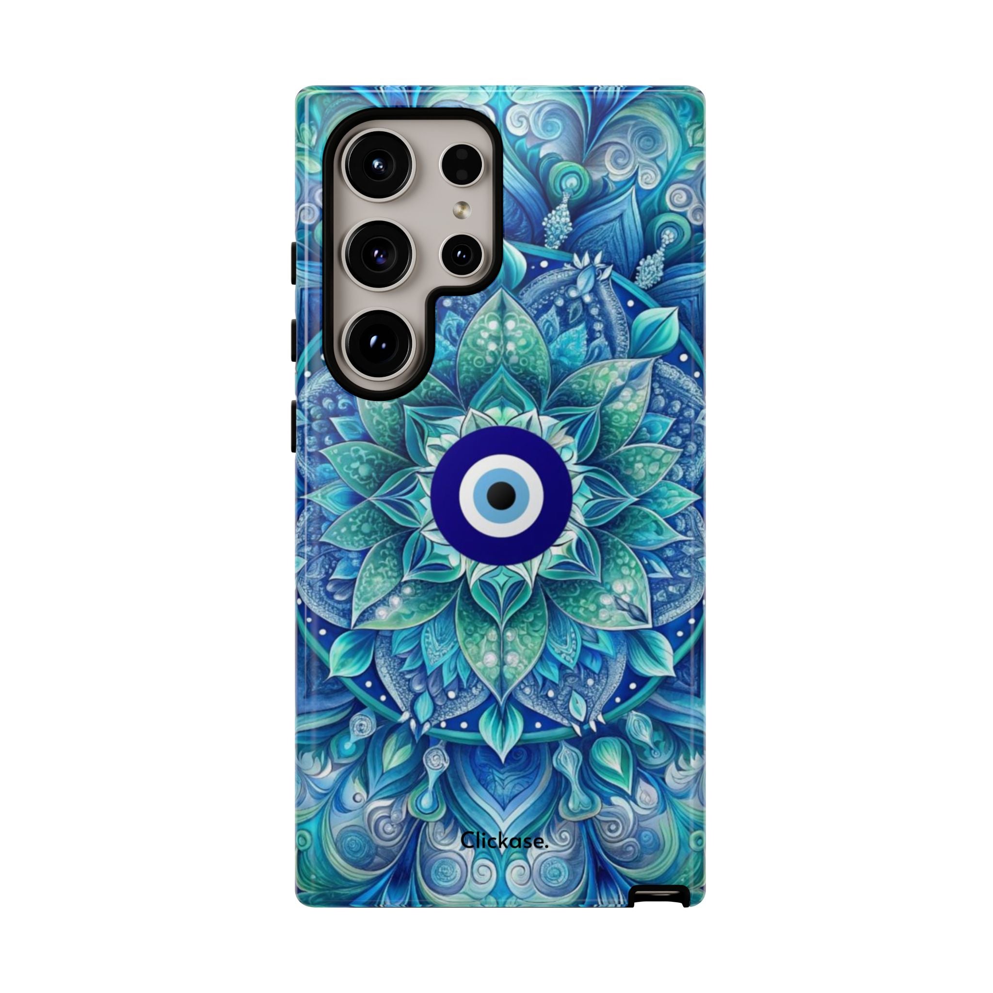 Mandala Design Blue Eye Pattern Tough Phone Case by