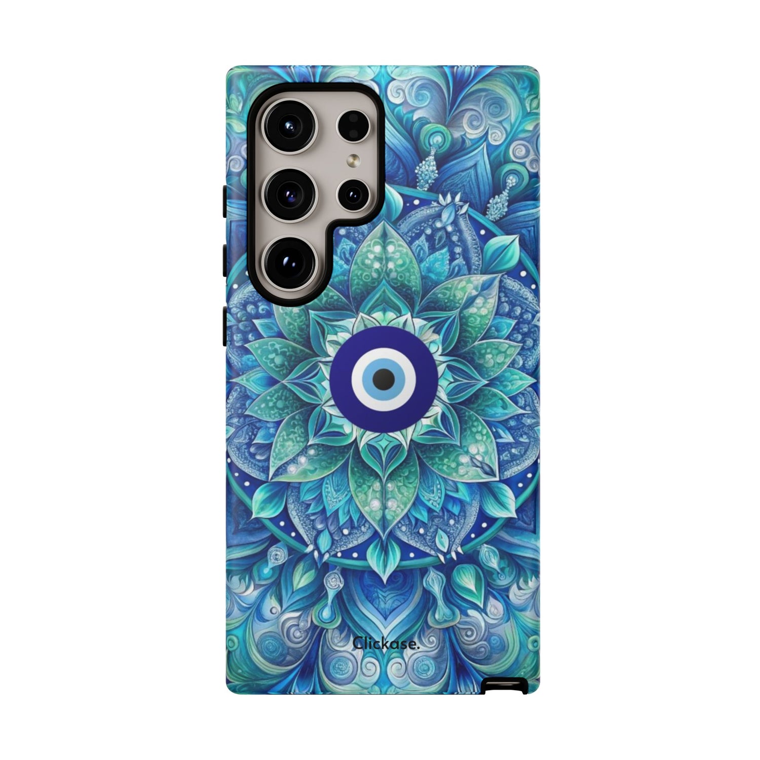 Mandala Design Blue Eye Pattern Tough Phone Case byshop_this_look_amDhCa