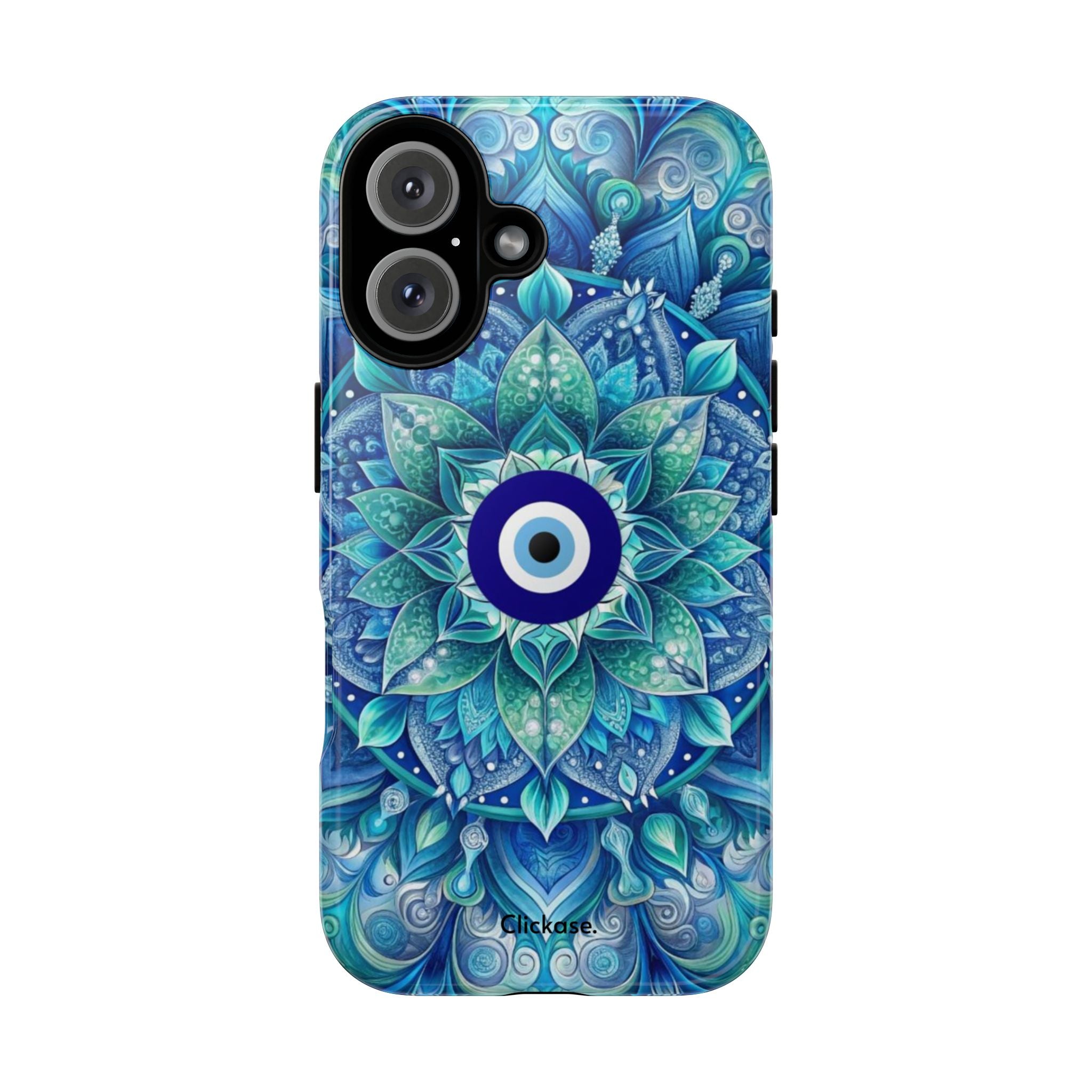 Mandala Design Blue Eye Pattern Tough Phone Case by