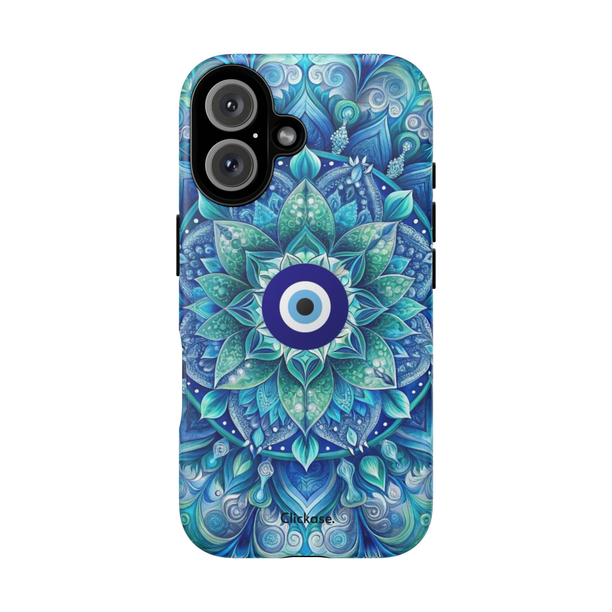 Mandala Design Blue Eye Pattern Tough Phone Case by