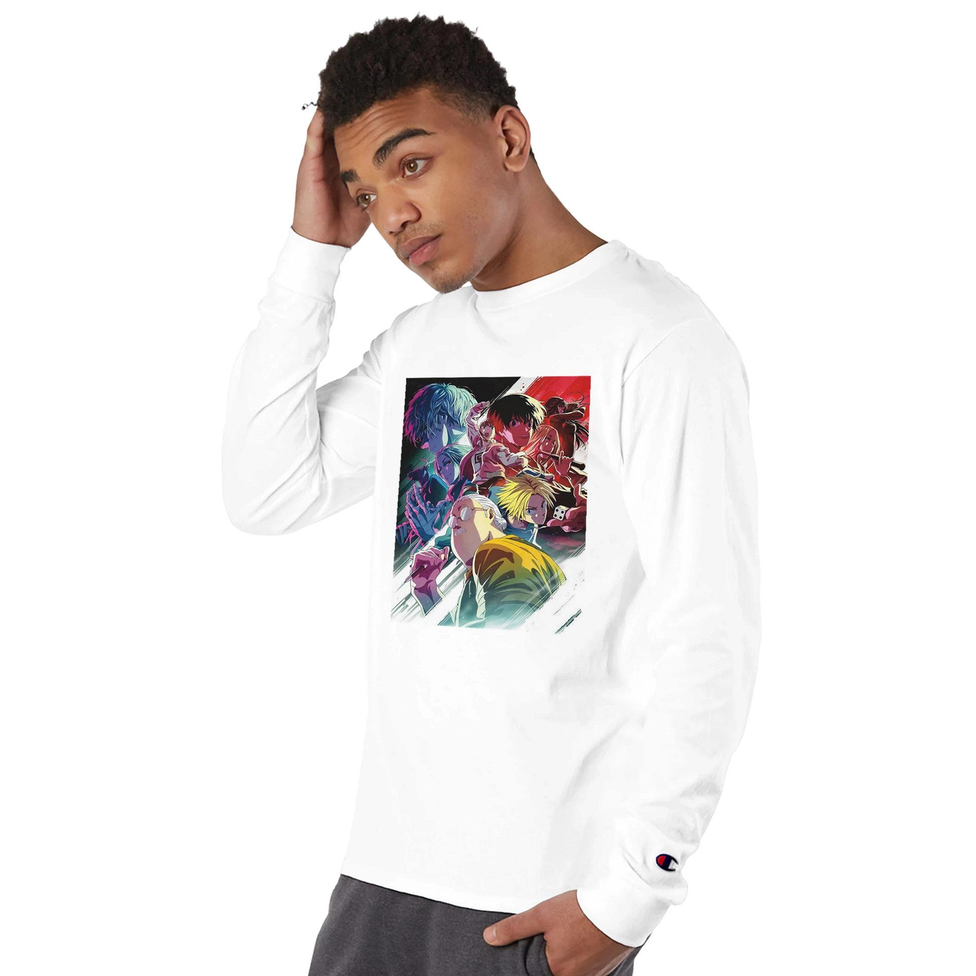 Men's Long-Sleeve T-Shirt | Champion CC8CPrint MaterialClickase®Men's Long-Sleeve T-Shirt