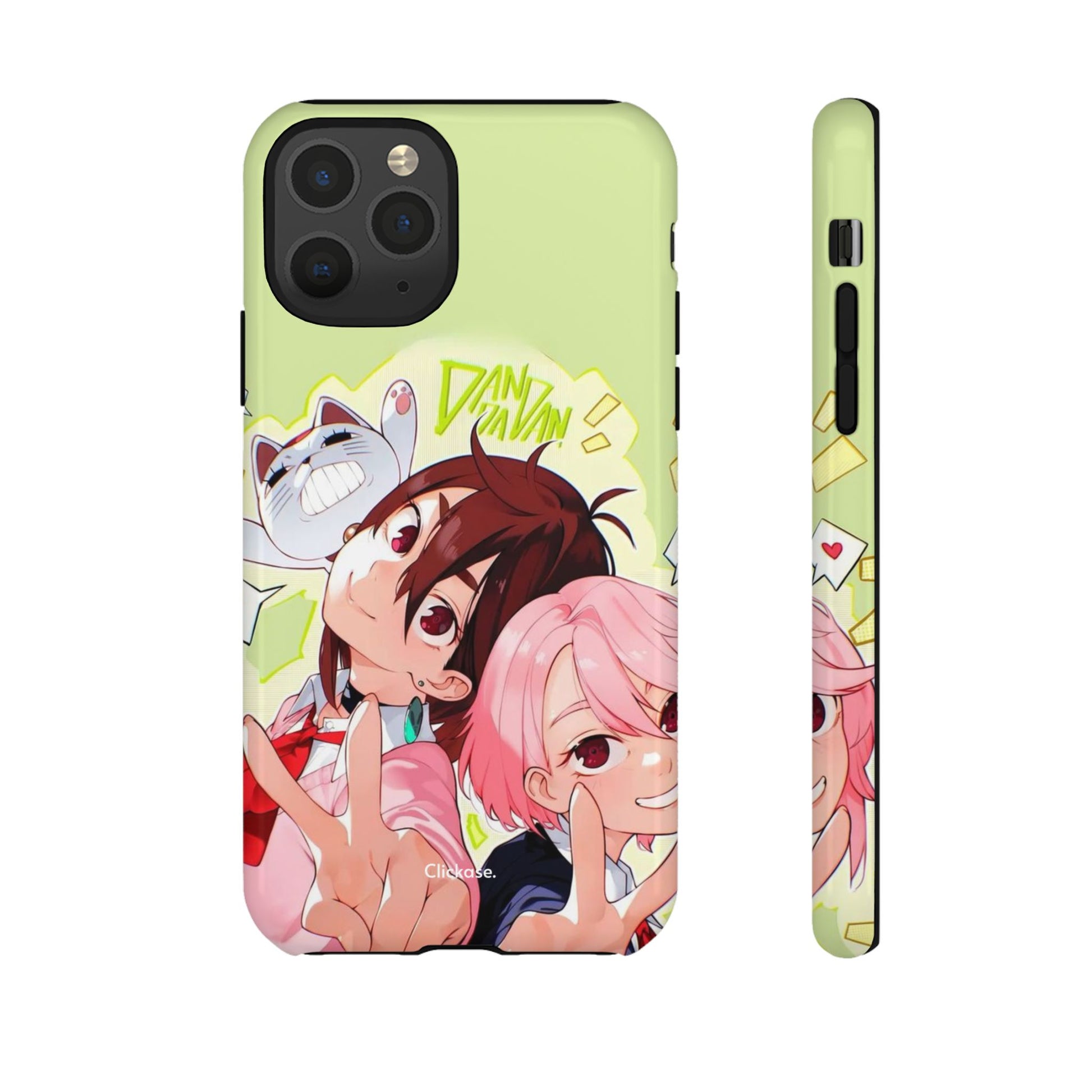 Momo & Aira - Dan Da Dan Tough Phone CasePhone CaseClickase®Momo & Aira