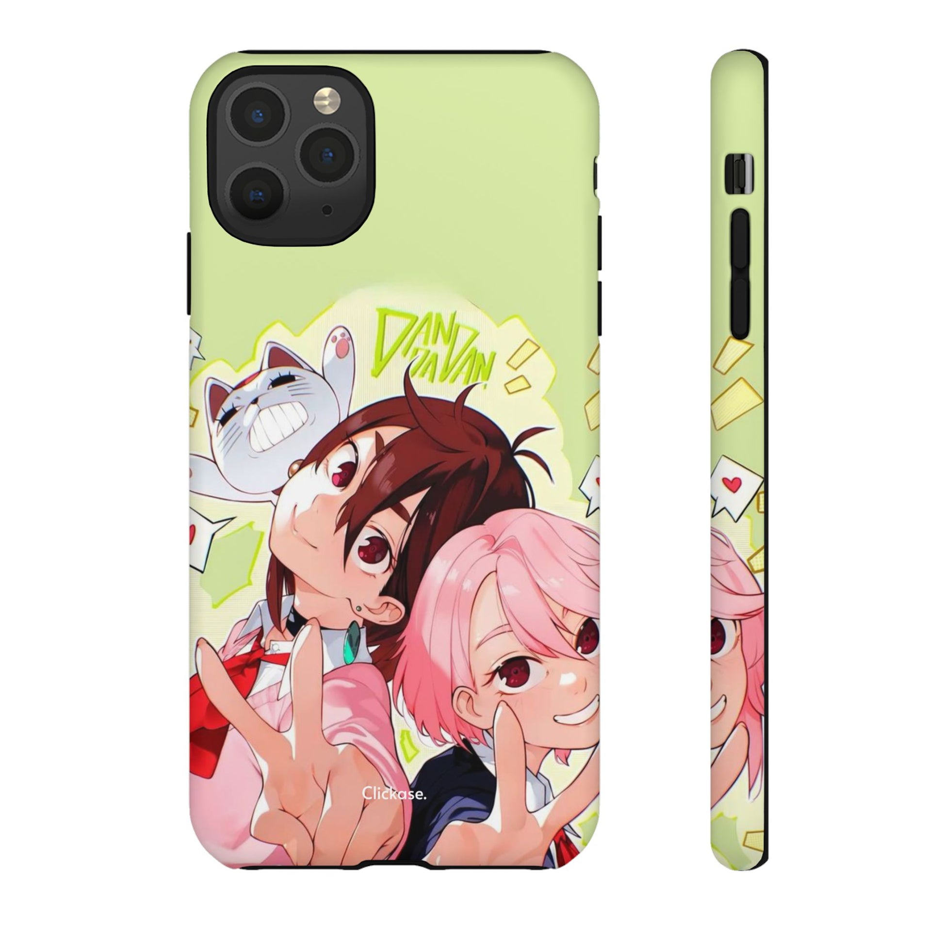 Momo & Aira - Dan Da Dan Tough Phone CasePhone CaseClickase®Momo & Aira