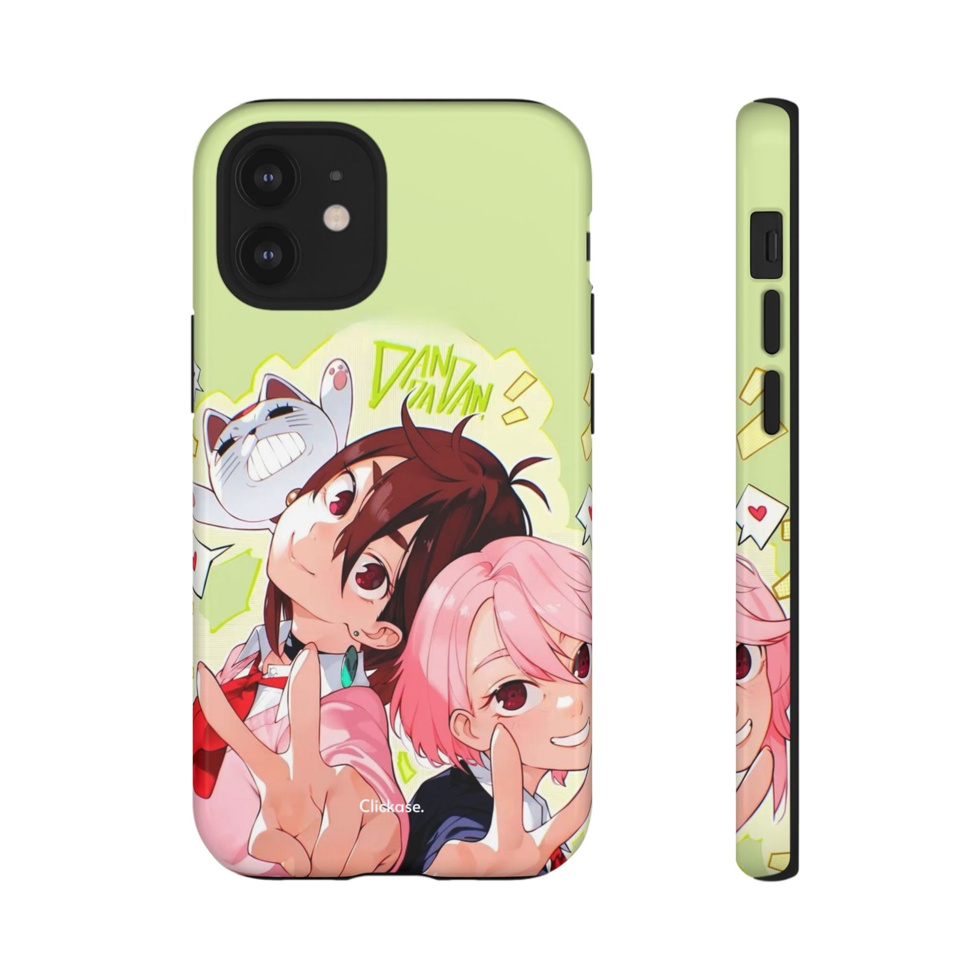 Momo & Aira - Dan Da Dan Tough Phone CasePhone CaseClickase®Momo & Aira
