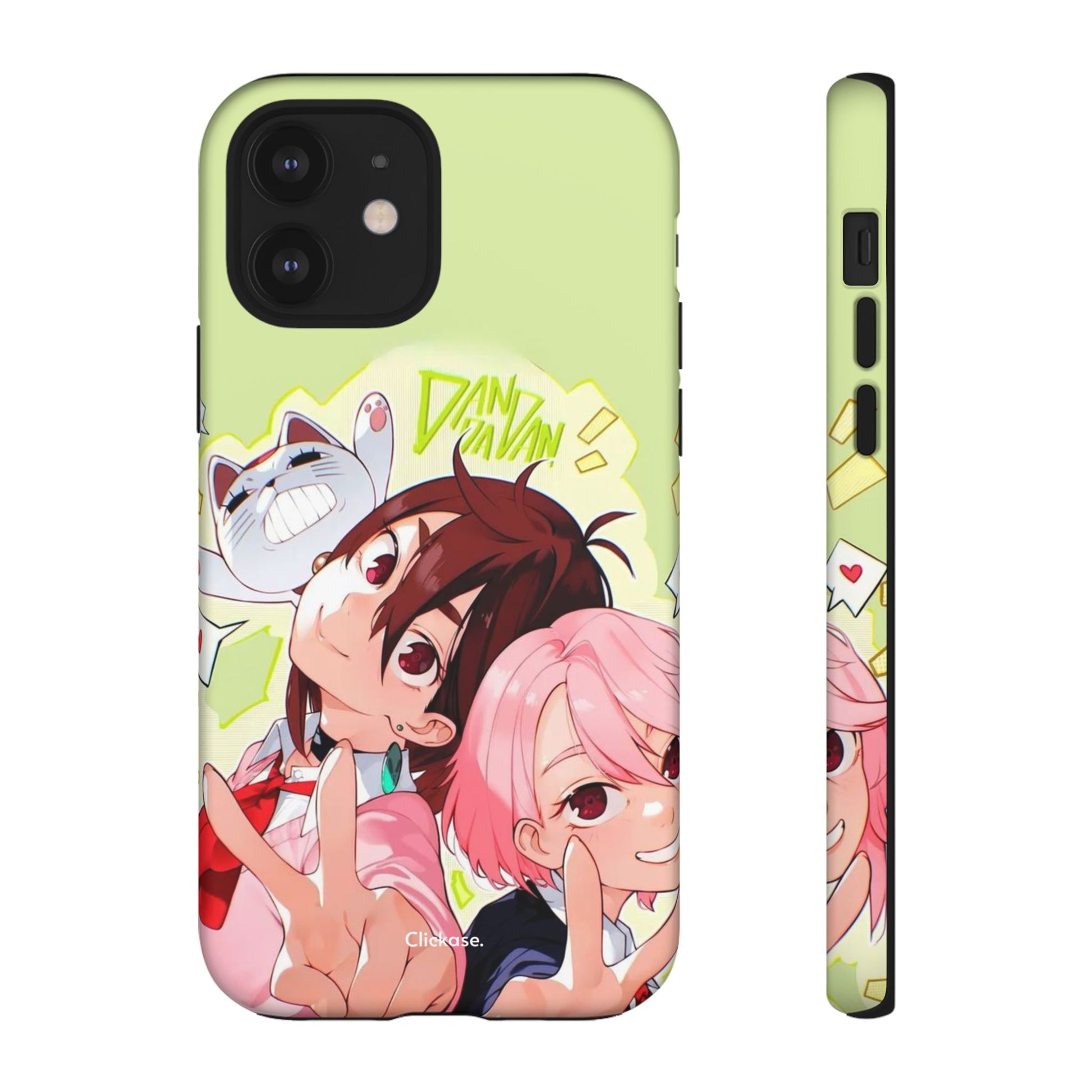 Momo & Aira - Dan Da Dan Tough Phone CasePhone CaseClickase®Momo & Aira