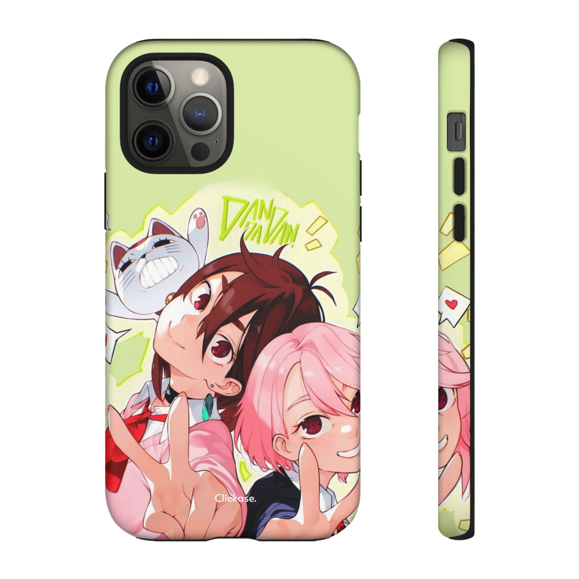Momo & Aira - Dan Da Dan Tough Phone CasePhone CaseClickase®Momo & Aira