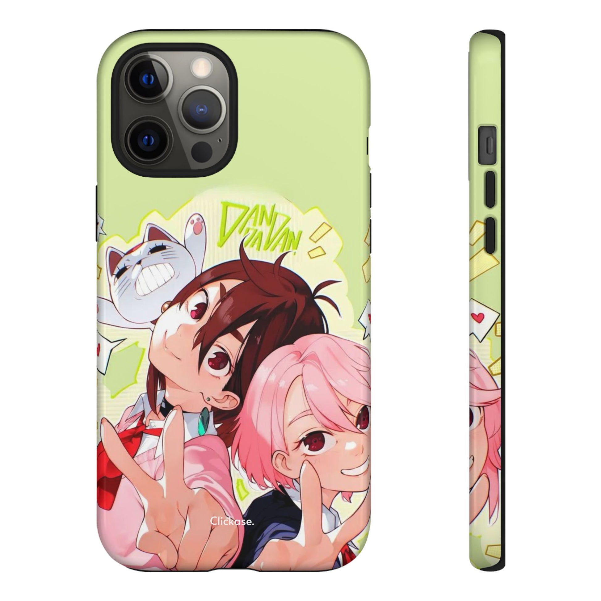 Momo & Aira - Dan Da Dan Tough Phone CasePhone CaseClickase®Momo & Aira