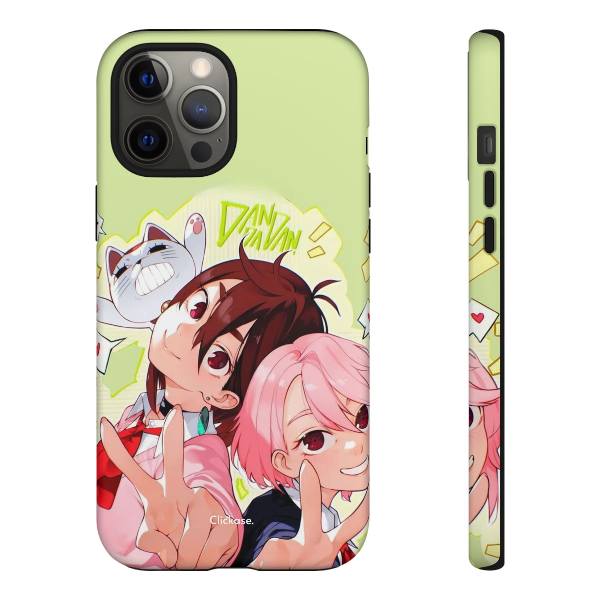 Momo & Aira - Dan Da Dan Tough Phone CasePhone CaseClickase®Momo & Aira