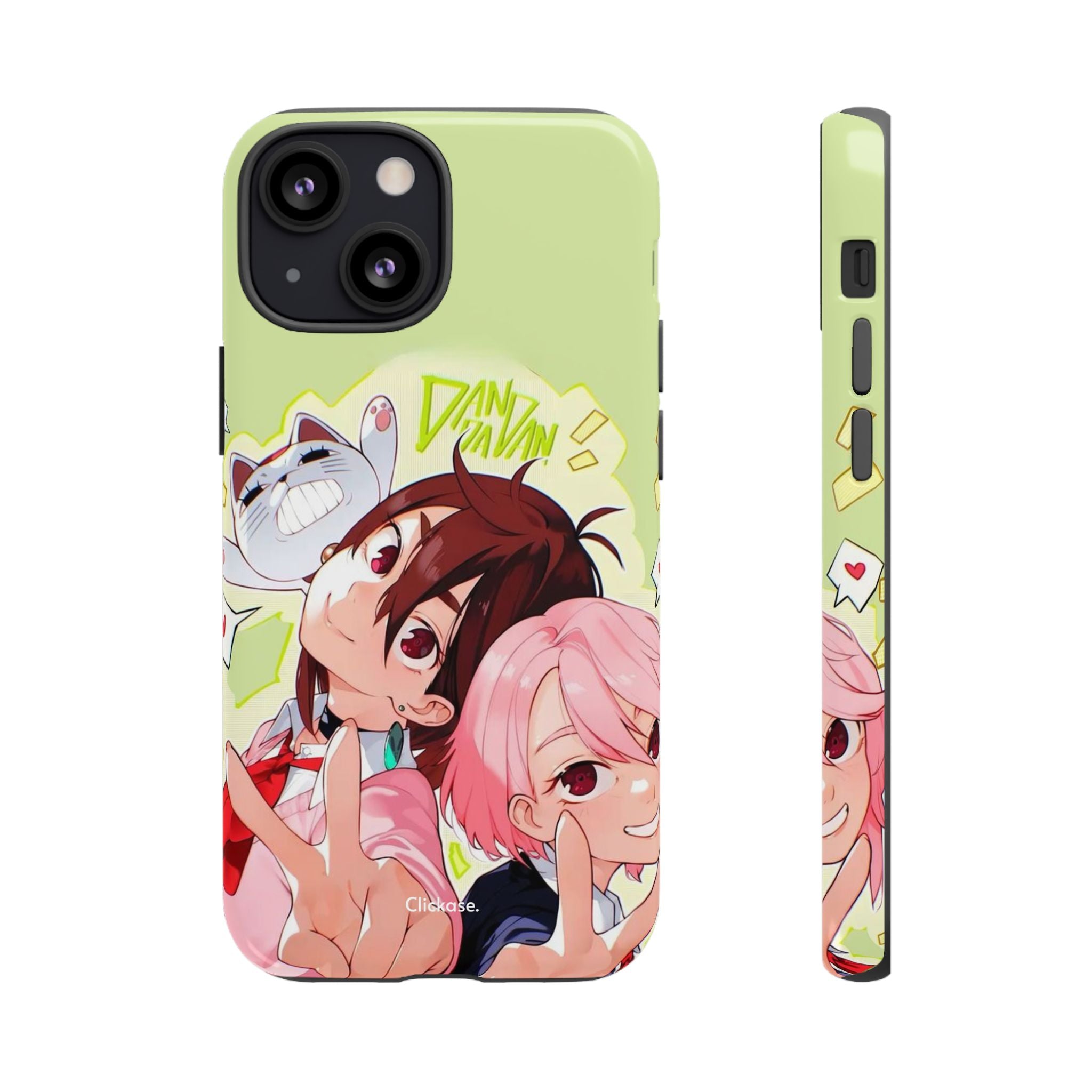 Momo & Aira - Dan Da Dan Tough Phone CasePhone CaseClickase®Momo & Aira