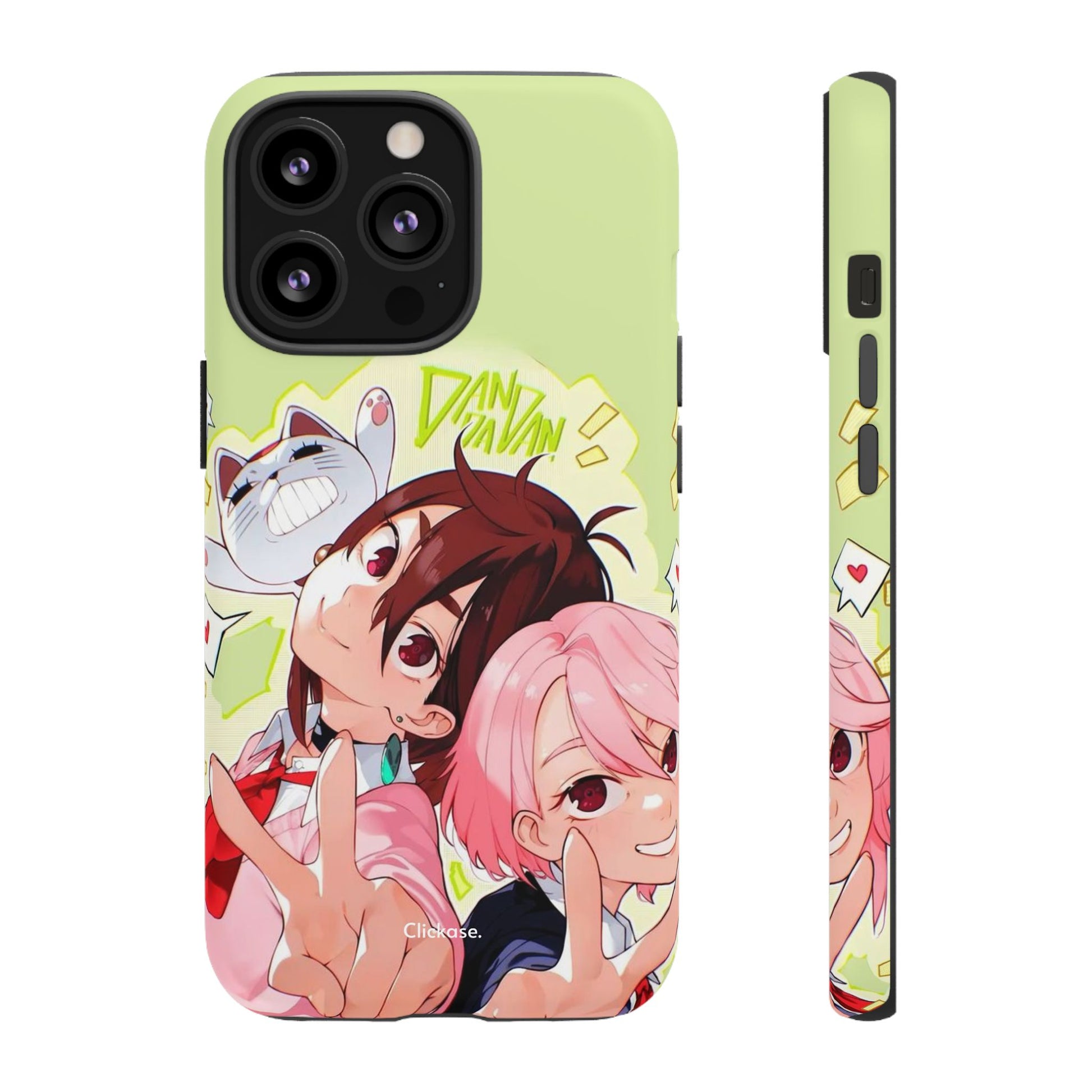 Momo & Aira - Dan Da Dan Tough Phone CasePhone CaseClickase®Momo & Aira