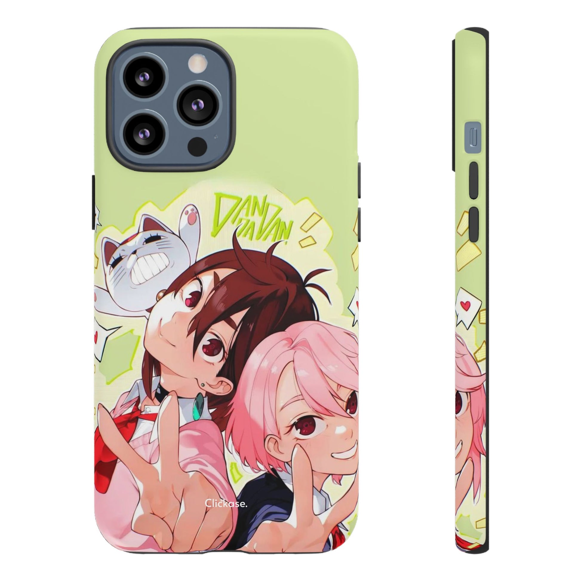 Momo & Aira - Dan Da Dan Tough Phone CasePhone CaseClickase®Momo & Aira