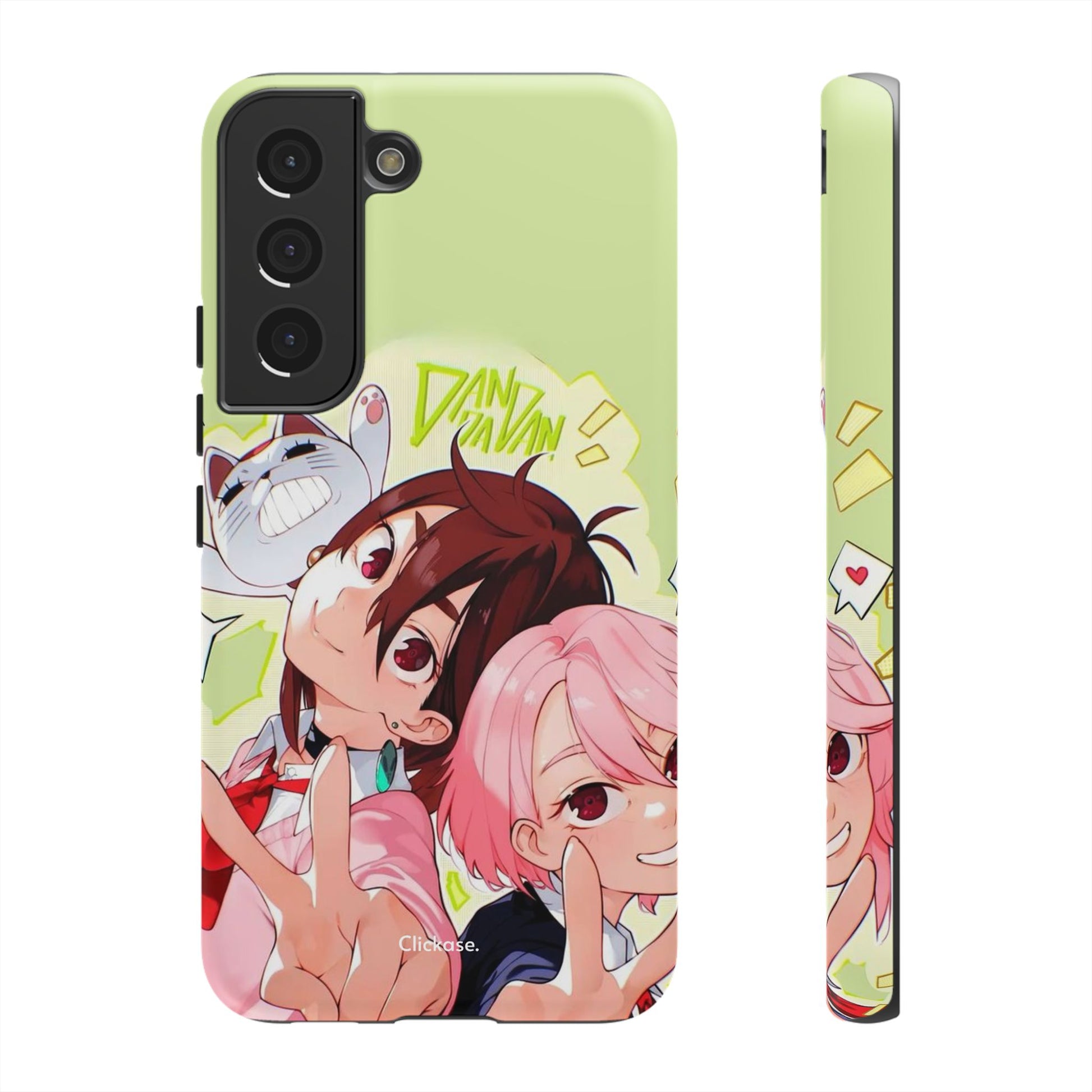 Momo & Aira - Dan Da Dan Tough Phone CasePhone CaseClickase®Momo & Aira