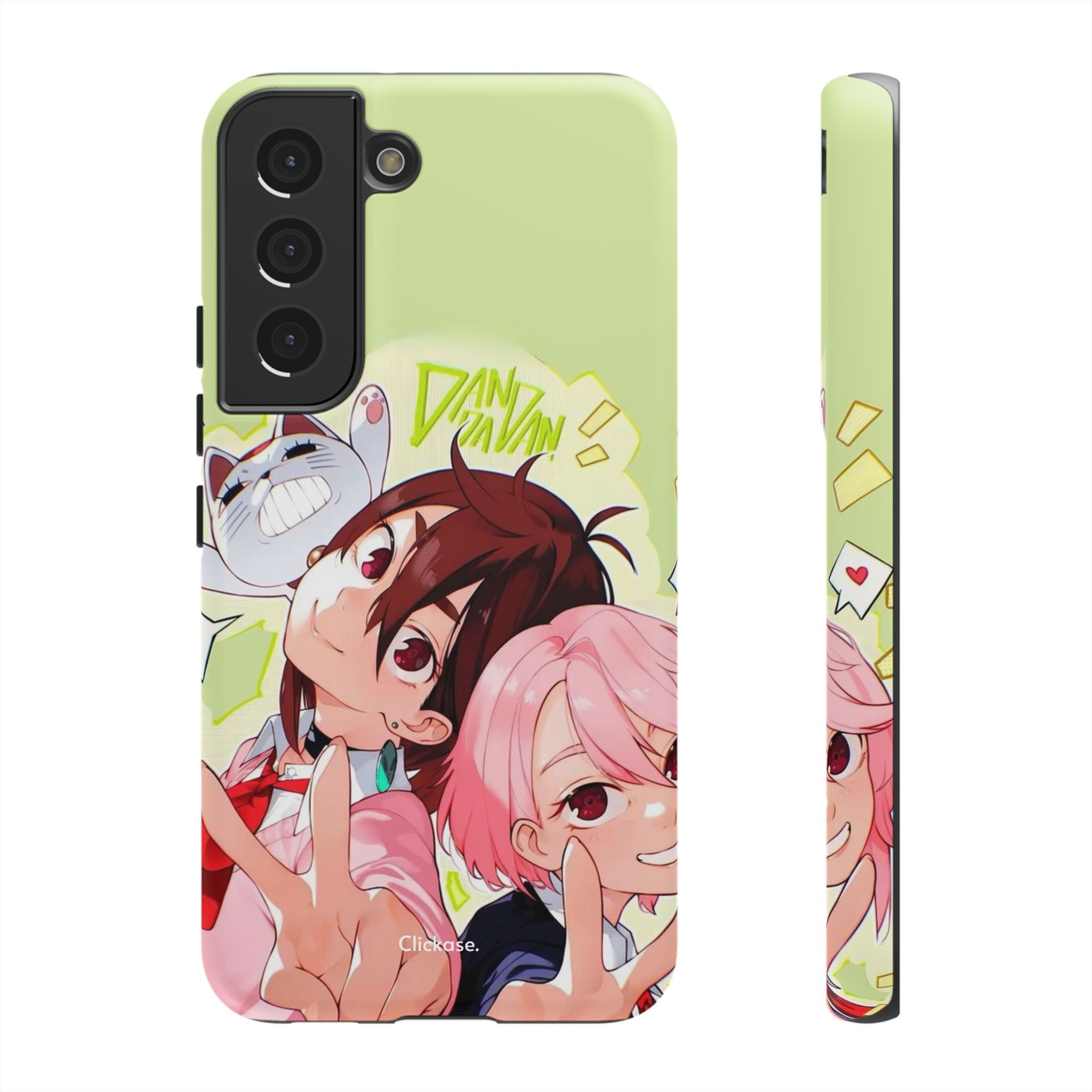Momo & Aira - Dan Da Dan Tough Phone CasePhone CaseClickase®Momo & Aira
