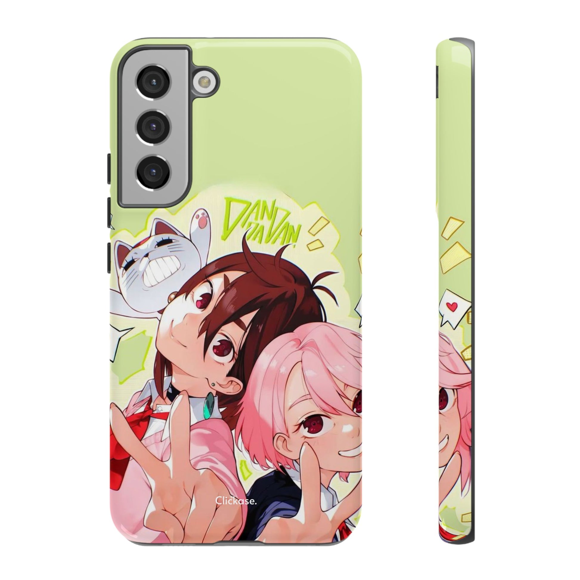 Momo & Aira - Dan Da Dan Tough Phone CasePhone CaseClickase®Momo & Aira