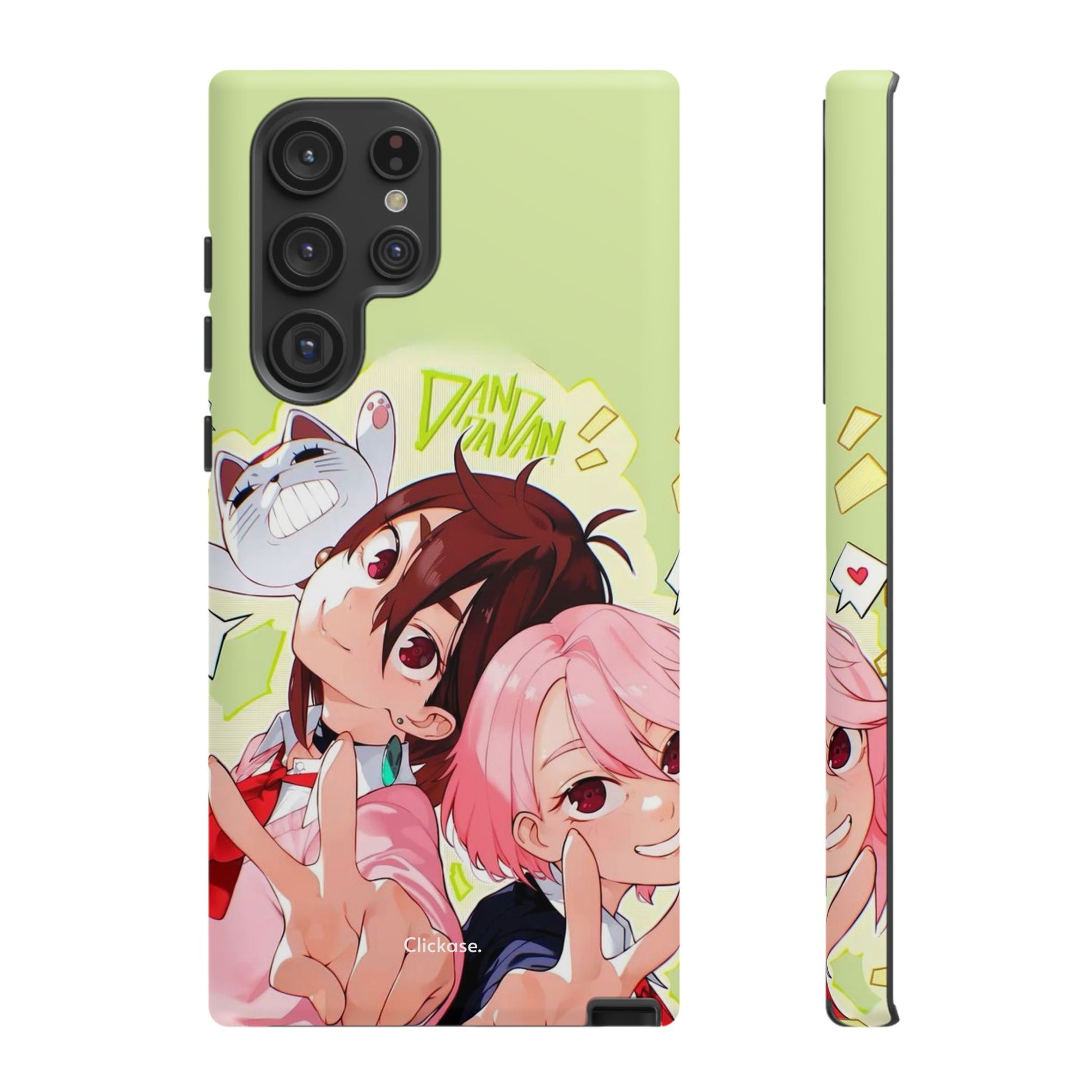 Momo & Aira - Dan Da Dan Tough Phone CasePhone CaseClickase®Momo & Aira