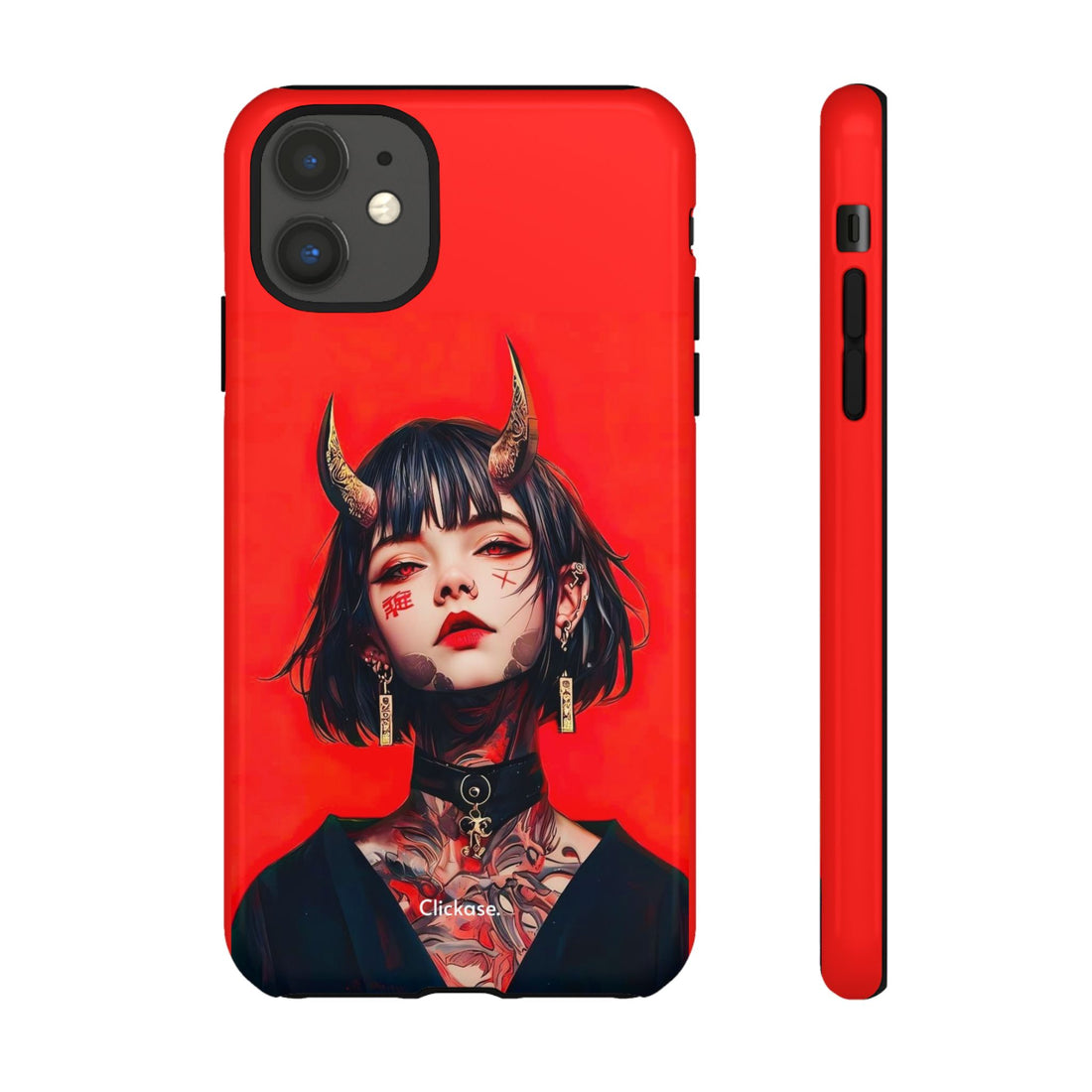 Stylish Phone Case with Edgy Design, Unique Phone Cover, Gothic Aesthetic Accessories, Trendy Cell Phone Case, Perfect Gift for Teens by