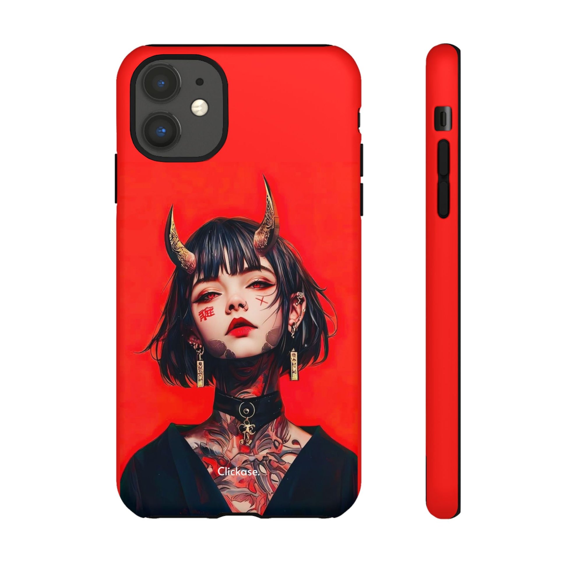 Stylish Phone Case with Edgy Design, Unique Phone Cover, Gothic Aesthetic Accessories, Trendy Cell Phone Case, Perfect Gift for Teens by