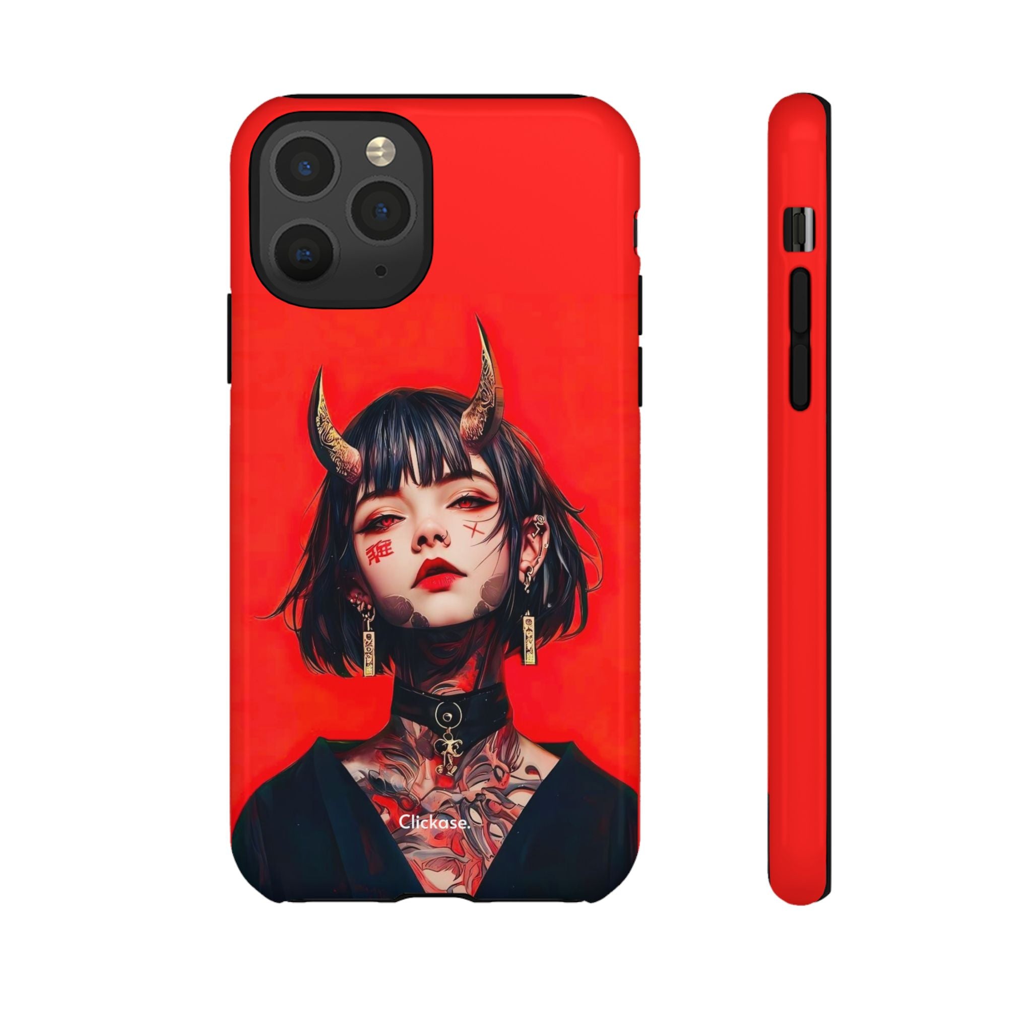 Stylish Phone Case with Edgy Design, Unique Phone Cover, Gothic Aesthetic Accessories, Trendy Cell Phone Case, Perfect Gift for Teens by