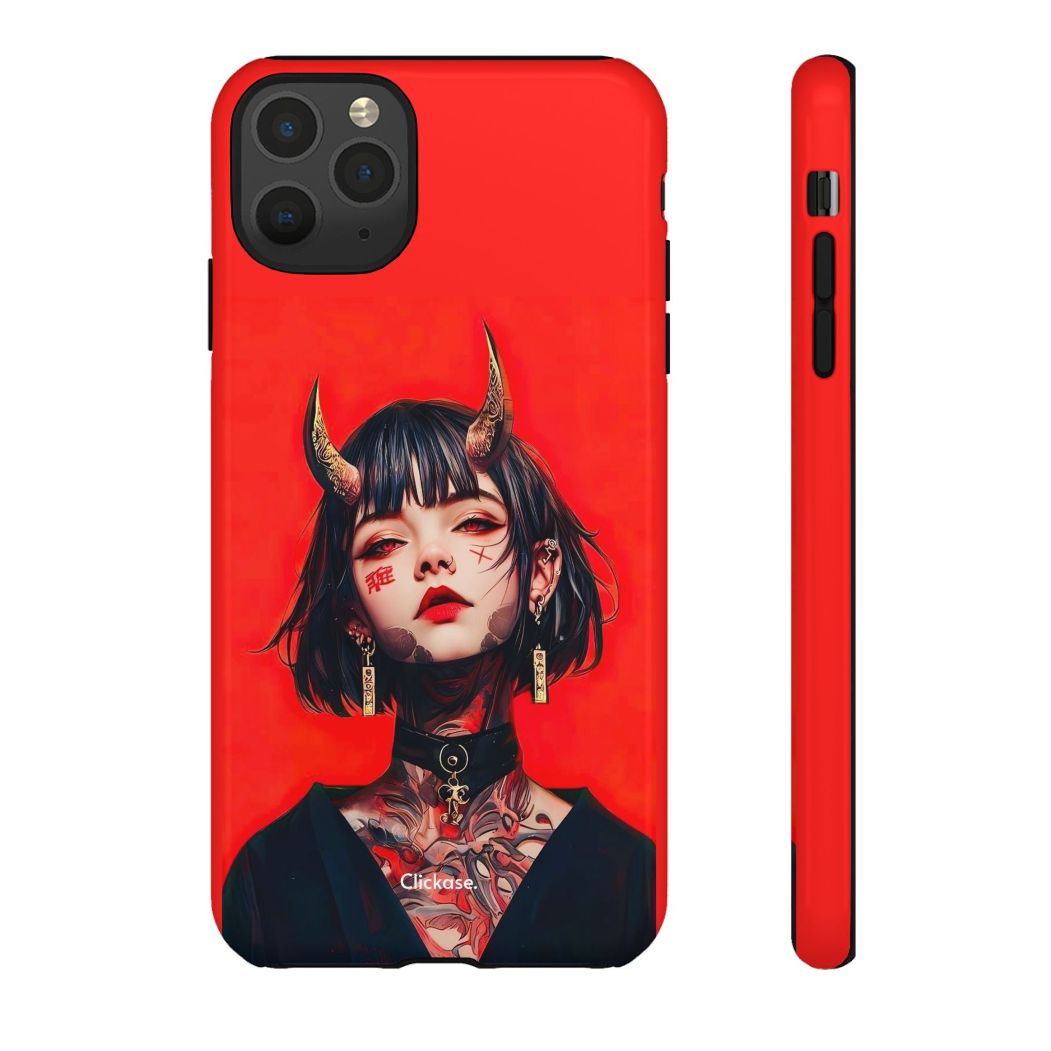 Stylish Phone Case with Edgy Design, Unique Phone Cover, Gothic Aesthetic Accessories, Trendy Cell Phone Case, Perfect Gift for Teens by