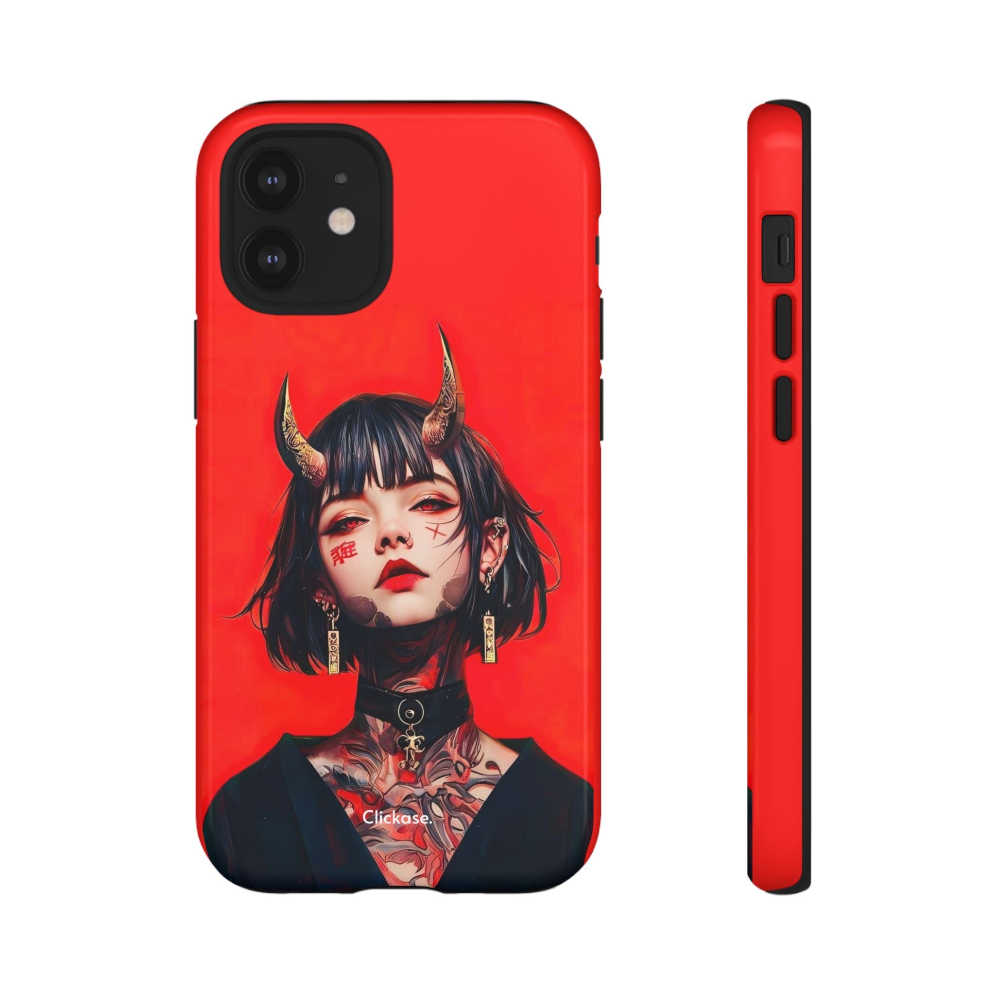 Stylish Phone Case with Edgy Design, Unique Phone Cover, Gothic Aesthetic Accessories, Trendy Cell Phone Case, Perfect Gift for Teens by