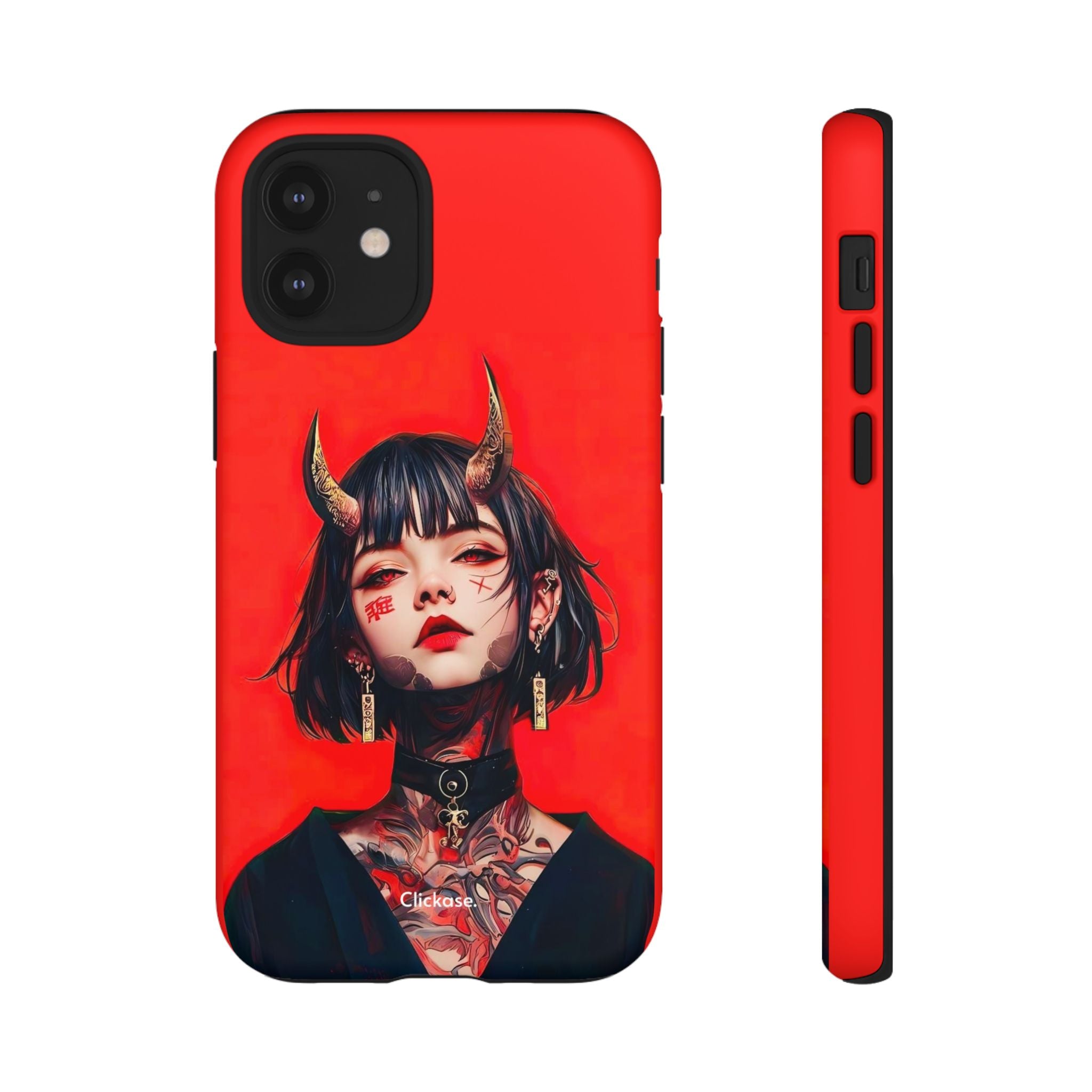 Stylish Phone Case with Edgy Design, Unique Phone Cover, Gothic Aesthetic Accessories, Trendy Cell Phone Case, Perfect Gift for Teens by