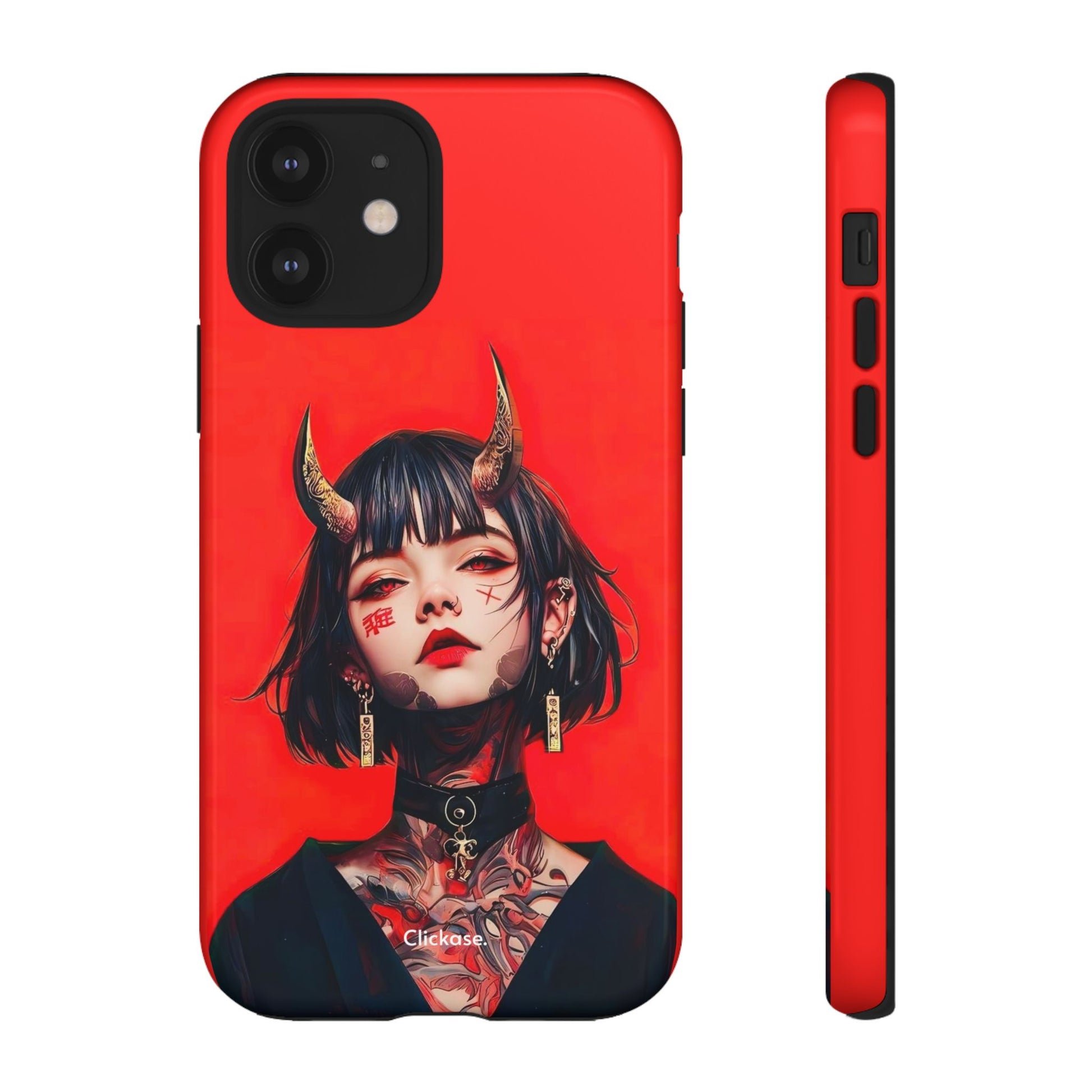 Stylish Phone Case with Edgy Design, Unique Phone Cover, Gothic Aesthetic Accessories, Trendy Cell Phone Case, Perfect Gift for Teens by