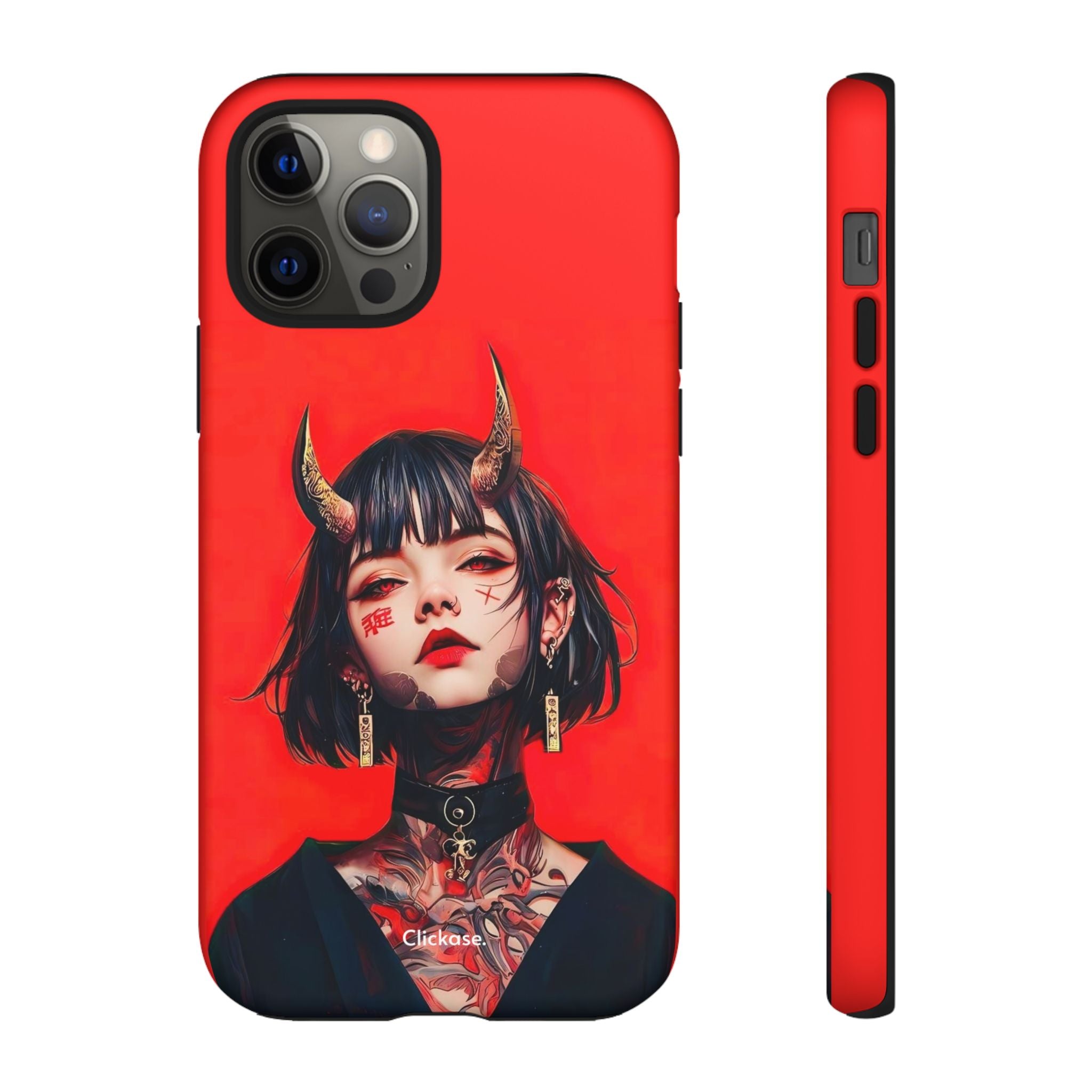Stylish Phone Case with Edgy Design, Unique Phone Cover, Gothic Aesthetic Accessories, Trendy Cell Phone Case, Perfect Gift for Teens by