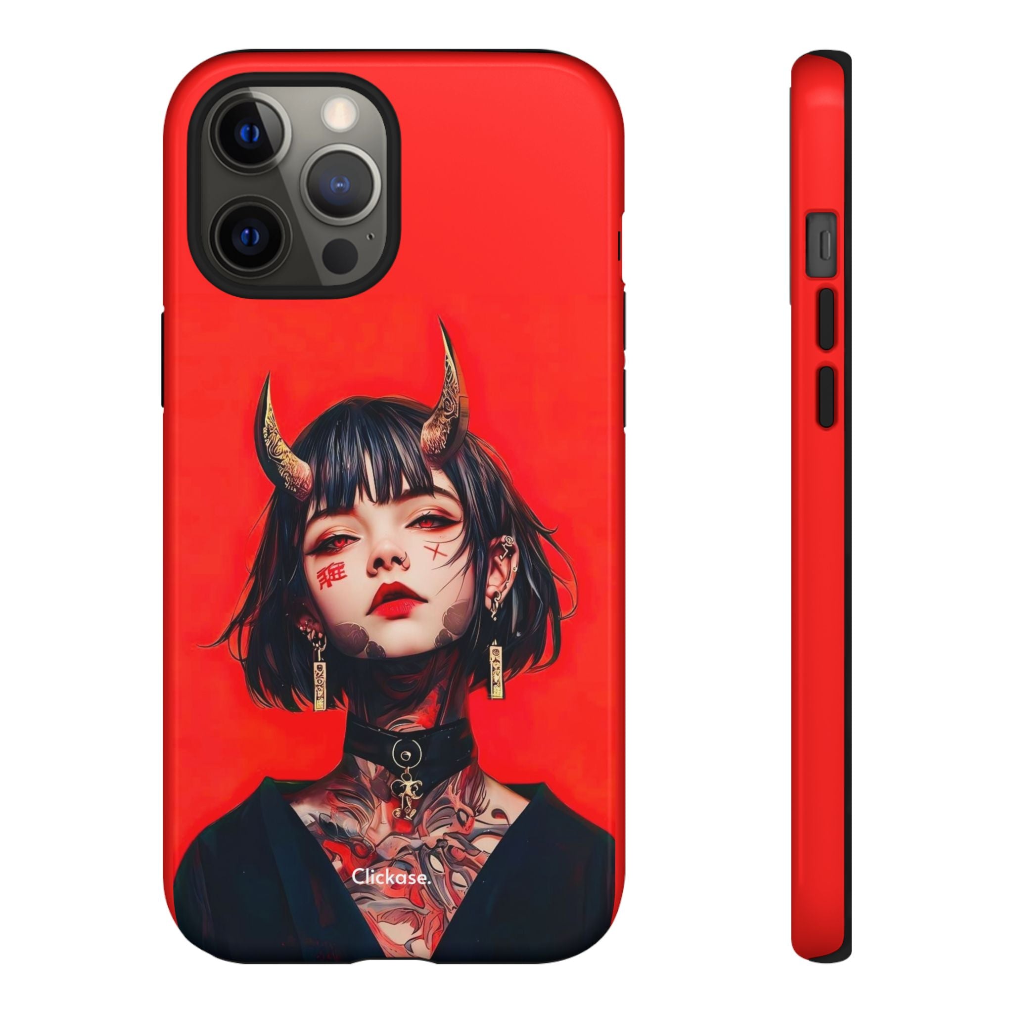 Stylish Phone Case with Edgy Design, Unique Phone Cover, Gothic Aesthetic Accessories, Trendy Cell Phone Case, Perfect Gift for Teens by
