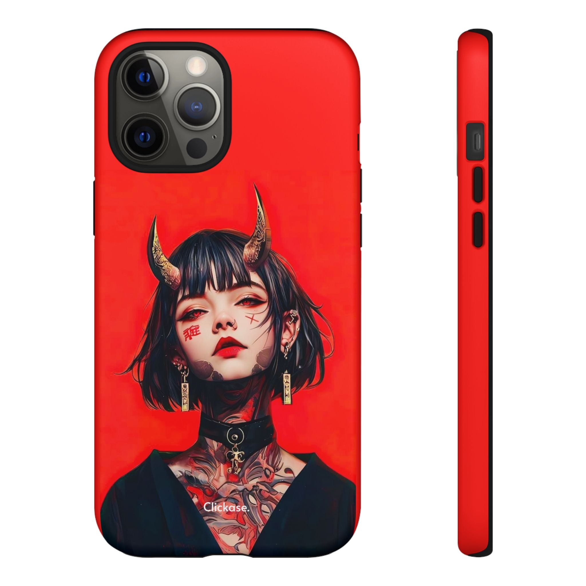 Stylish Phone Case with Edgy Design, Unique Phone Cover, Gothic Aesthetic Accessories, Trendy Cell Phone Case, Perfect Gift for Teens by