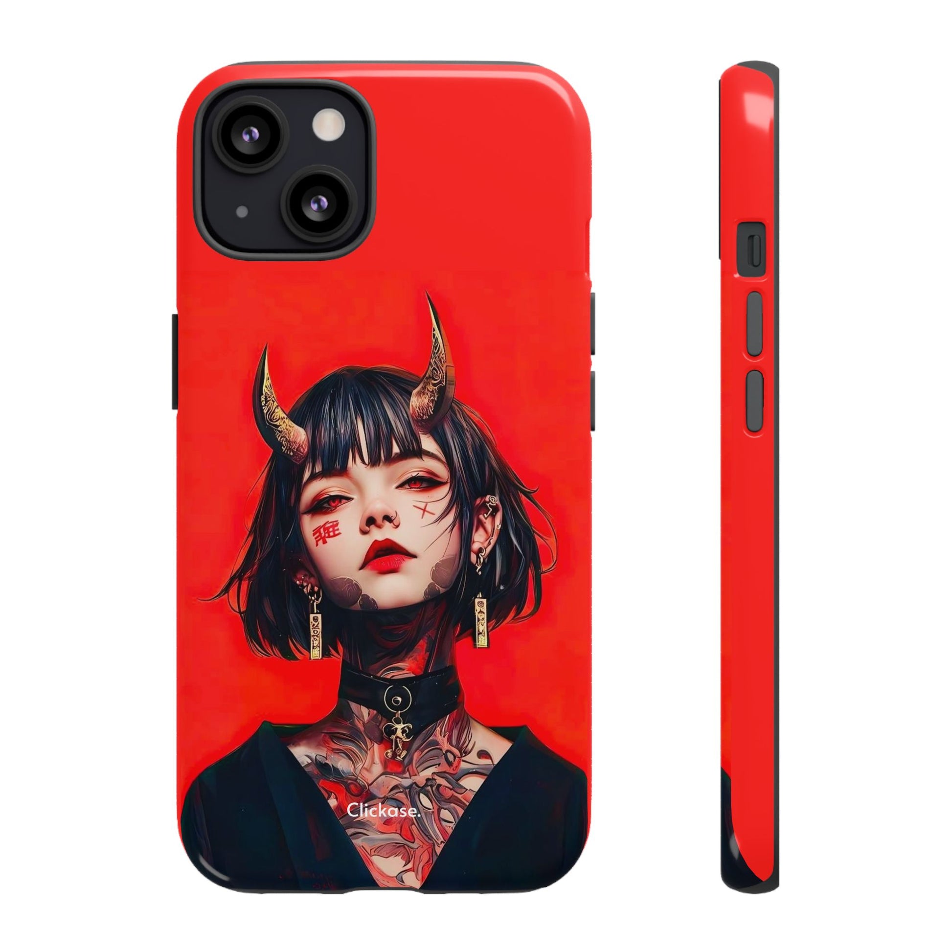 Stylish Phone Case with Edgy Design, Unique Phone Cover, Gothic Aesthetic Accessories, Trendy Cell Phone Case, Perfect Gift for Teens by