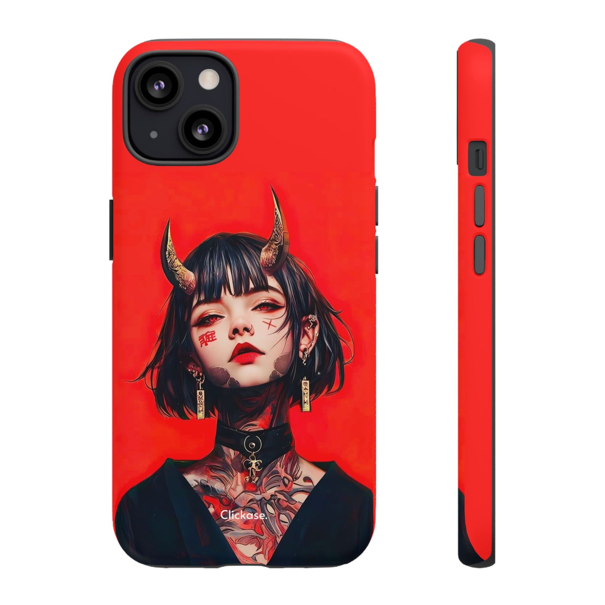 Stylish Phone Case with Edgy Design, Unique Phone Cover, Gothic Aesthetic Accessories, Trendy Cell Phone Case, Perfect Gift for Teens by