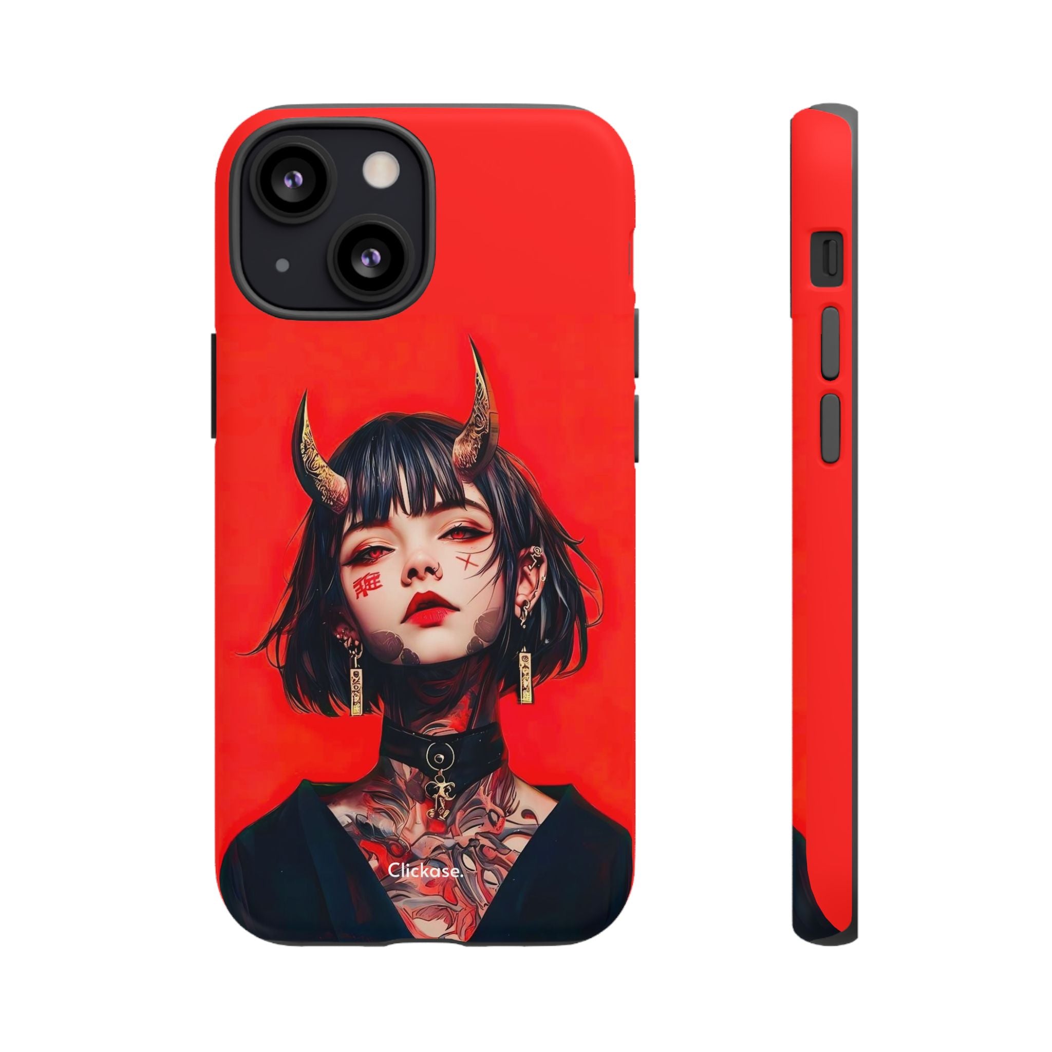 Stylish Phone Case with Edgy Design, Unique Phone Cover, Gothic Aesthetic Accessories, Trendy Cell Phone Case, Perfect Gift for Teens by