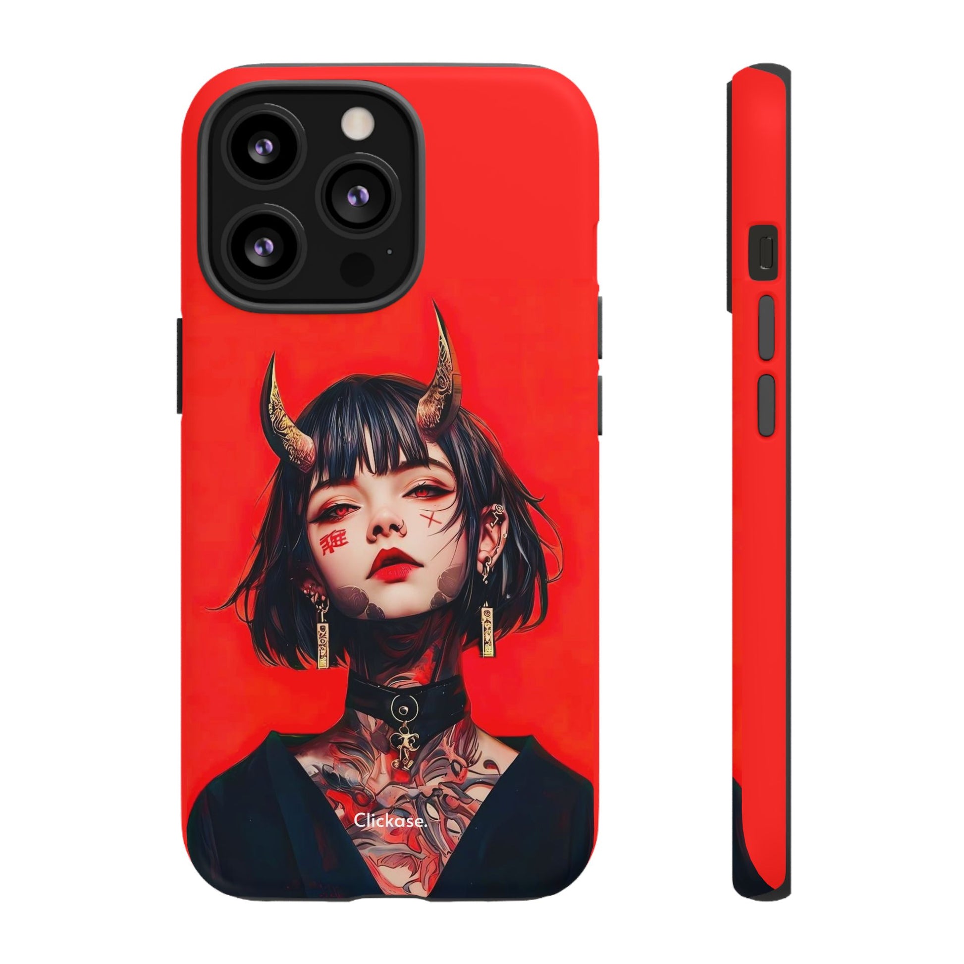 Stylish Phone Case with Edgy Design, Unique Phone Cover, Gothic Aesthetic Accessories, Trendy Cell Phone Case, Perfect Gift for Teens by